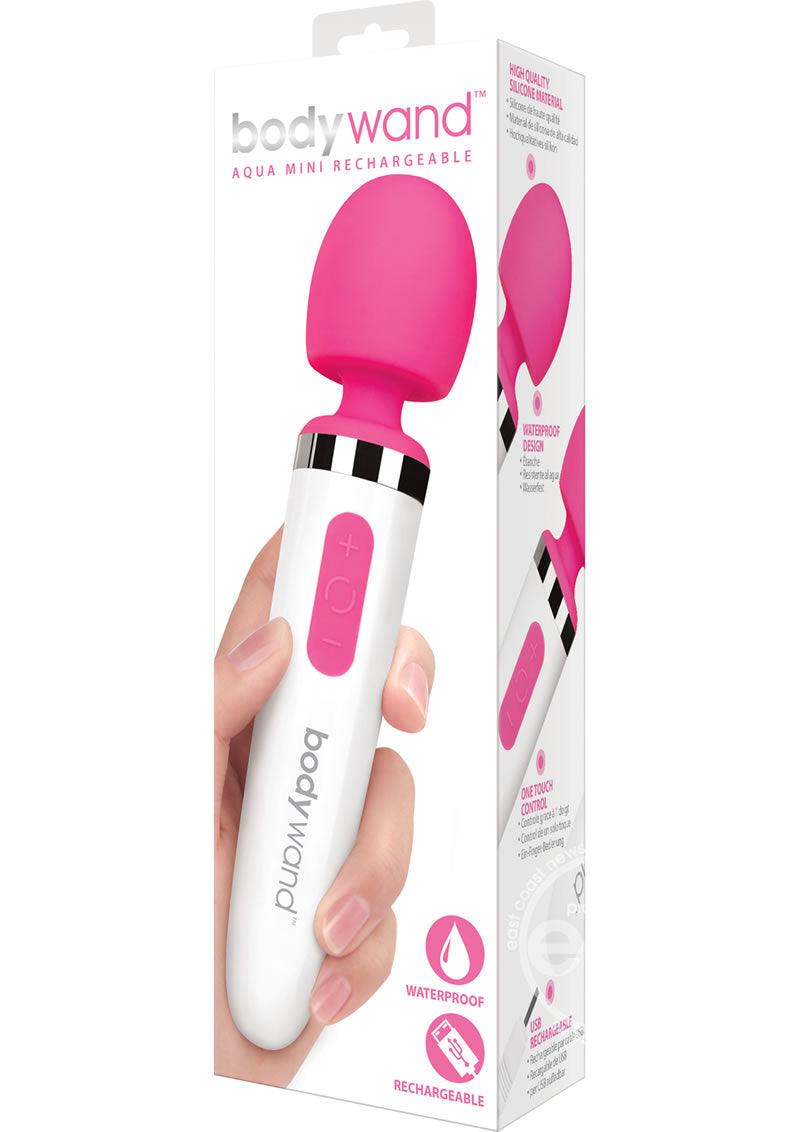 Bodywand Aqua Mini Rechargeable Silicone Wand Massager - Buy At Luxury Toy X - Free 3-Day Shipping