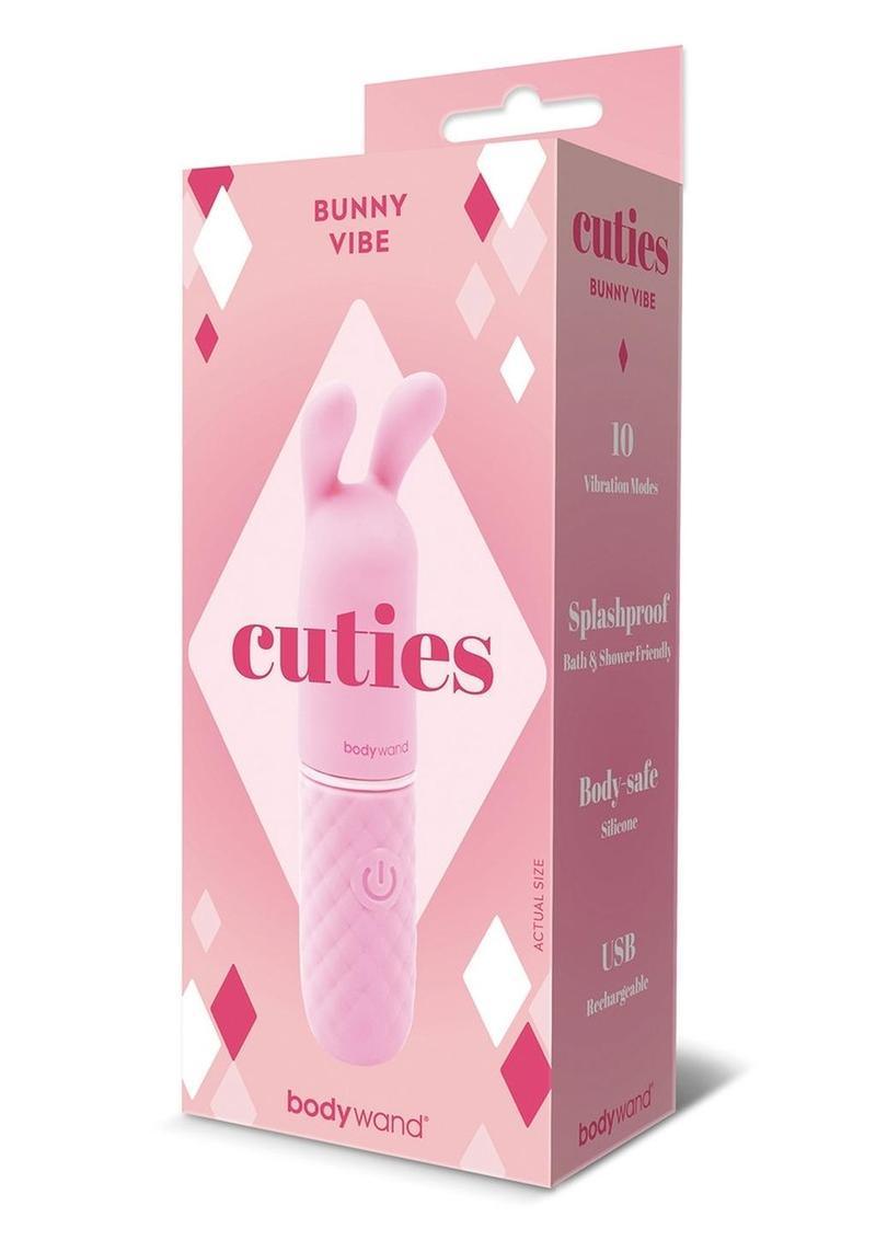 Bodywand Cuties Rabbit Rechargeable Silicone Rabbit Vibrator - Buy At Luxury Toy X - Free 3-Day Shipping