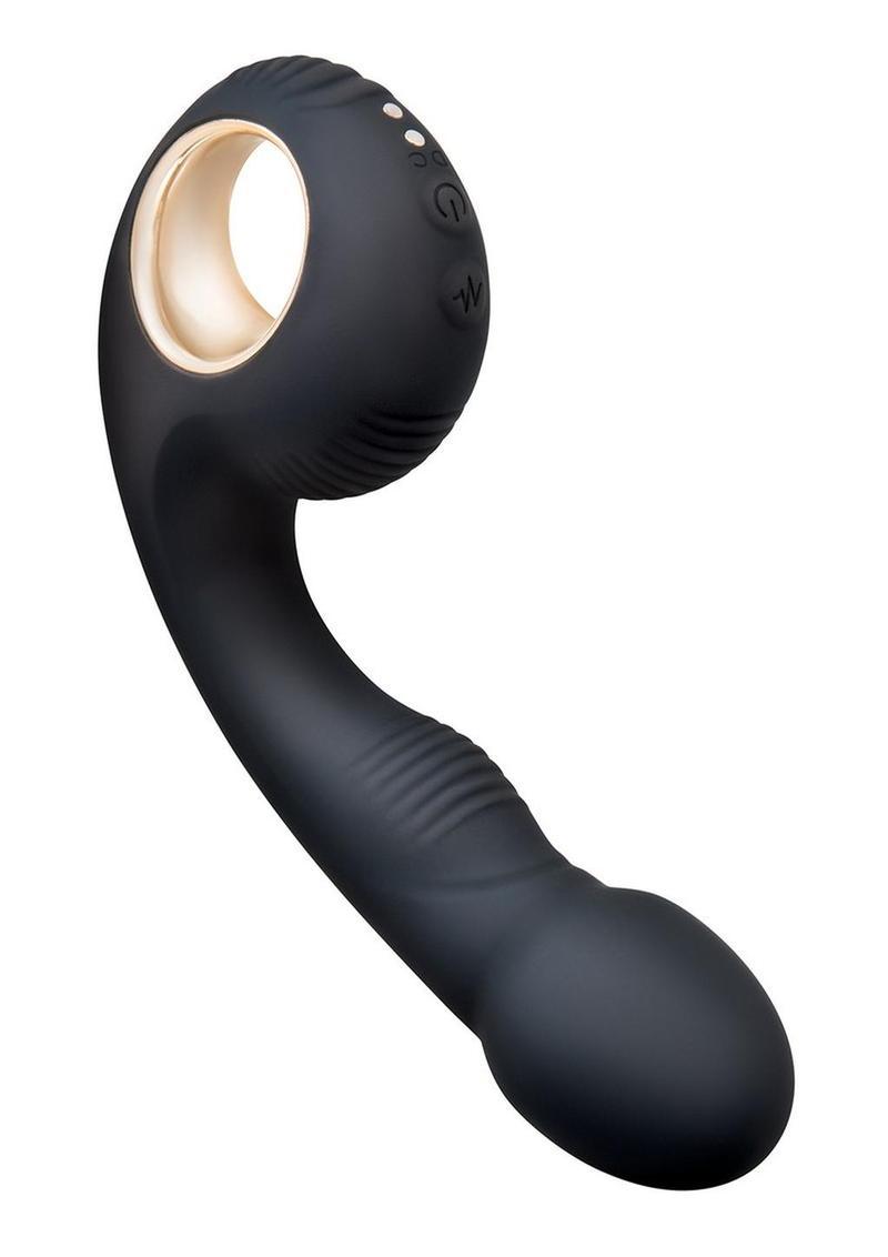 Bodywand G-Play Ergonomic Rechargeable Silicone Dual Motor Squirt Trainer Vibrator with Clitoral Stimulator - Buy At Luxury Toy X - Free 3-Day Shipping