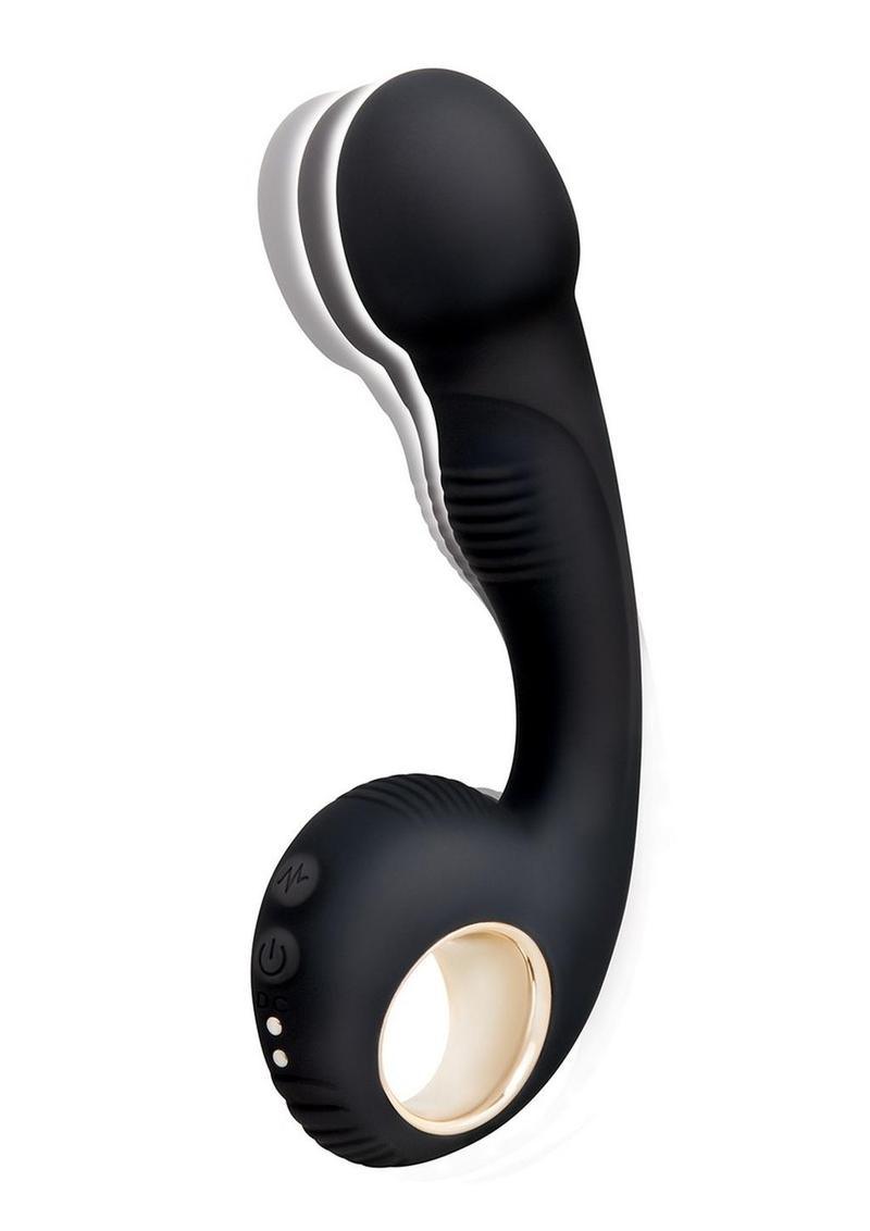 Bodywand G-Play Ergonomic Rechargeable Silicone Dual Motor Squirt Trainer Vibrator with Clitoral Stimulator - Buy At Luxury Toy X - Free 3-Day Shipping