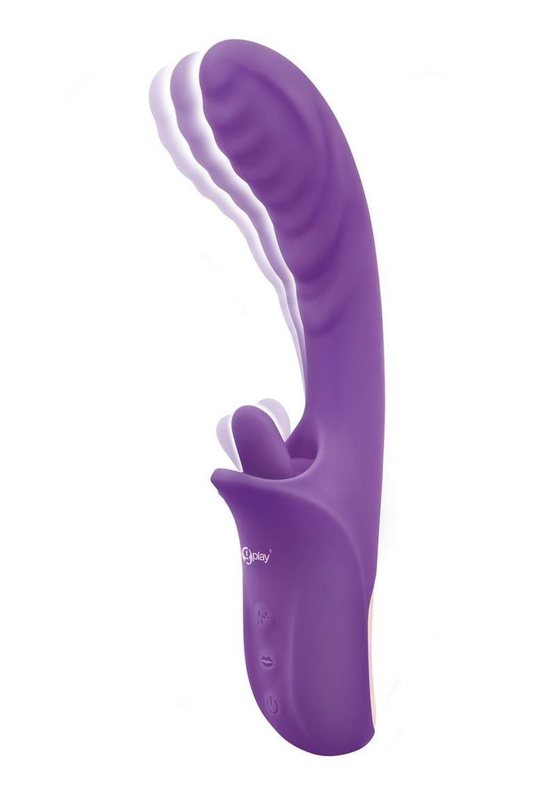 Bodywand G-Play Rechargeable Silicone Dual Stim Lick Me Out G-Spot Squirt Trainer Vibrator with Clitoral Stimulator - Buy At Luxury Toy X - Free 3-Day Shipping