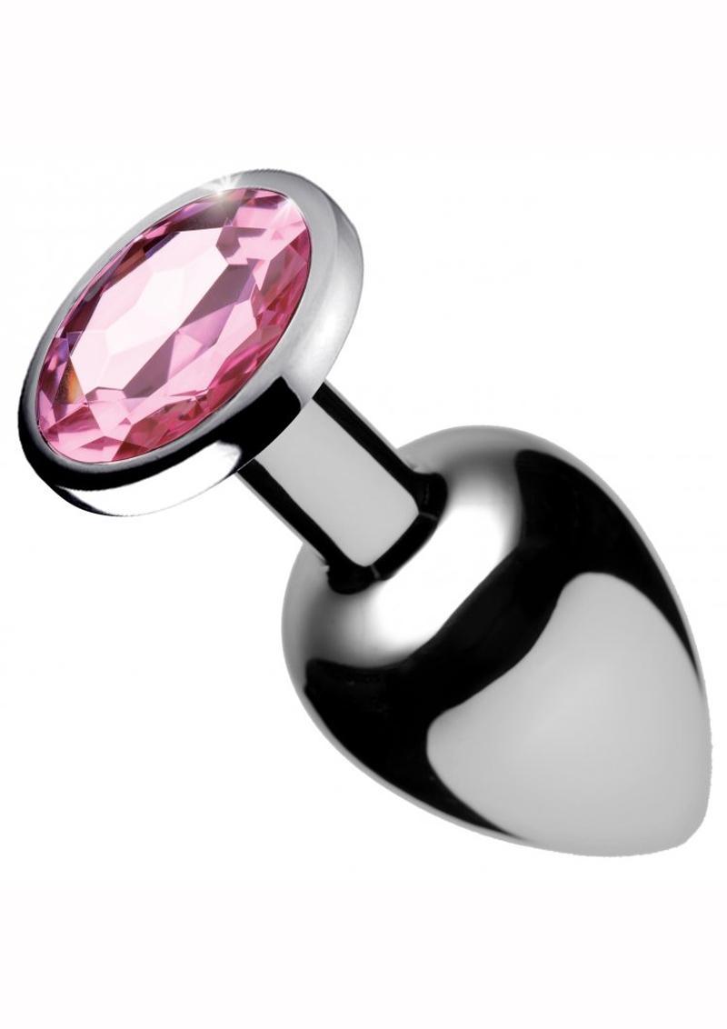 Booty Sparks Pink Gem Large Anal Plug - Buy At Luxury Toy X - Free 3-Day Shipping