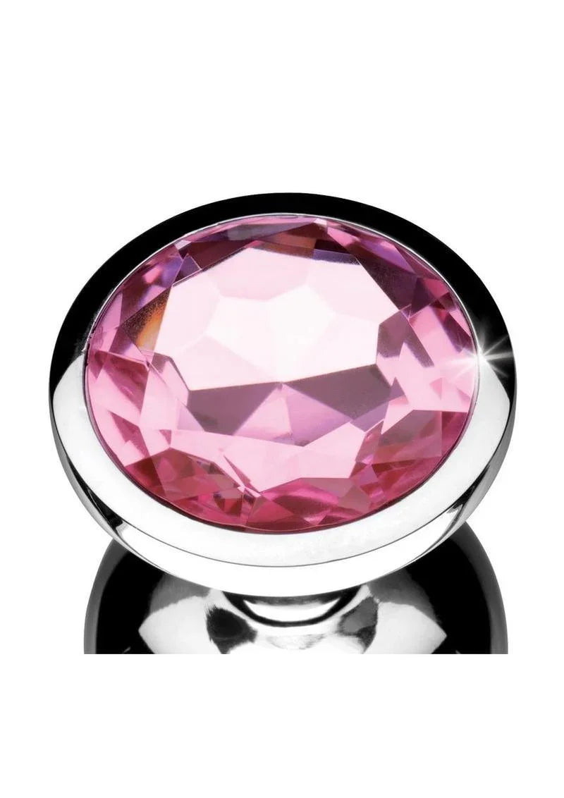 Booty Sparks Pink Gem Large Anal Plug - Buy At Luxury Toy X - Free 3-Day Shipping