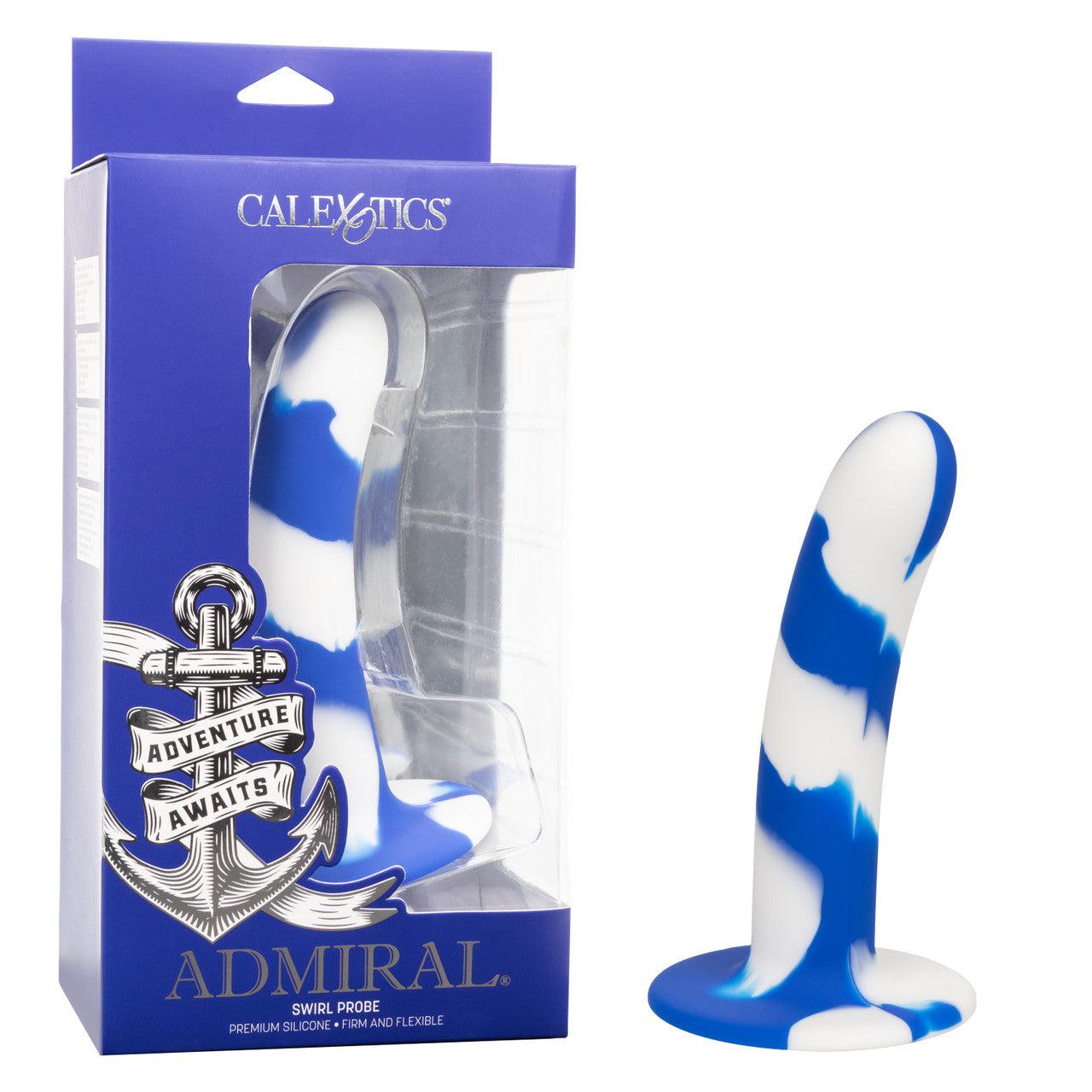 CalExotics Admiral Silicone Swirl Probe - Buy At Luxury Toy X - Free 3-Day Shipping