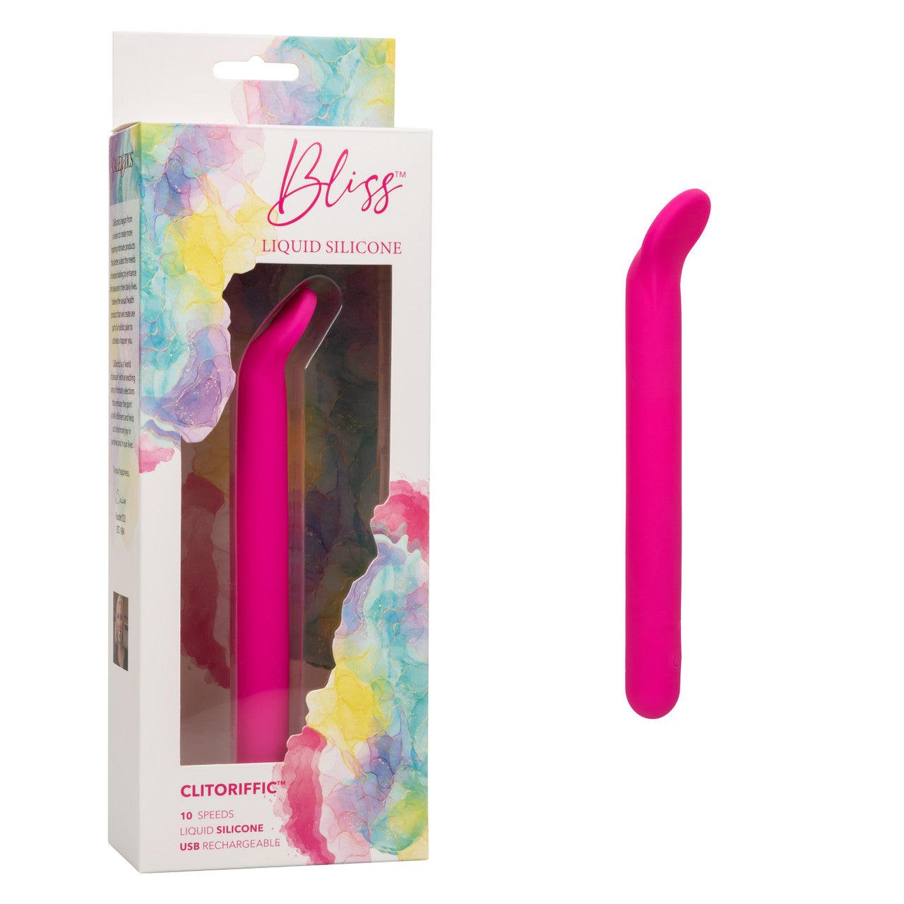 CalExotics Bliss Liquid Silicone Rechargeable Clitoriffic Vibrator - Buy At Luxury Toy X - Free 3-Day Shipping