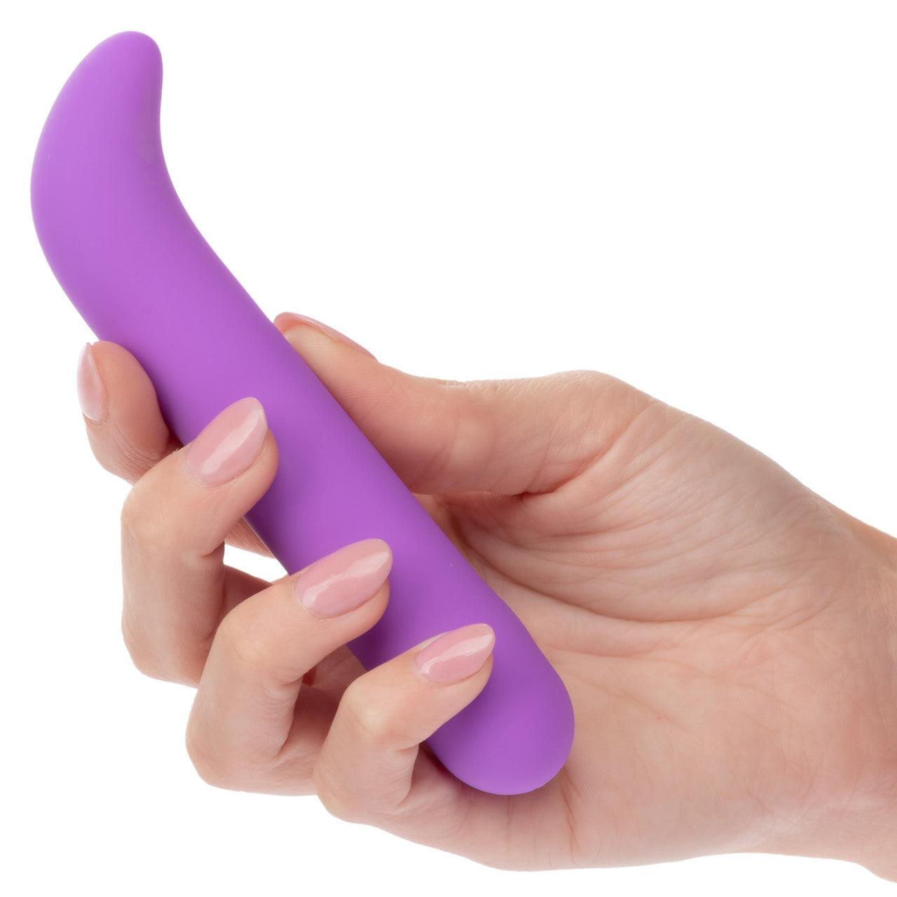 CalExotics Bliss Liquid Silicone Rechargeable Mini G Vibrator - Purple - Buy At Luxury Toy X - Free 3-Day Shipping