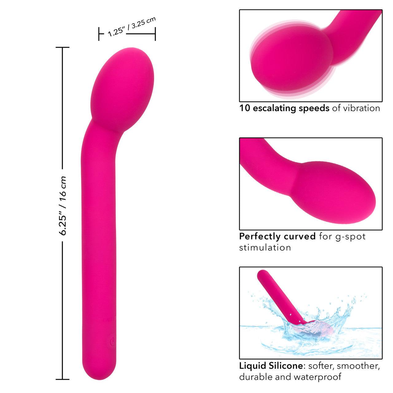 CalExotics Bliss Liquid Silicone Rechargeable Tulip Vibrator - Buy At Luxury Toy X - Free 3-Day Shipping
