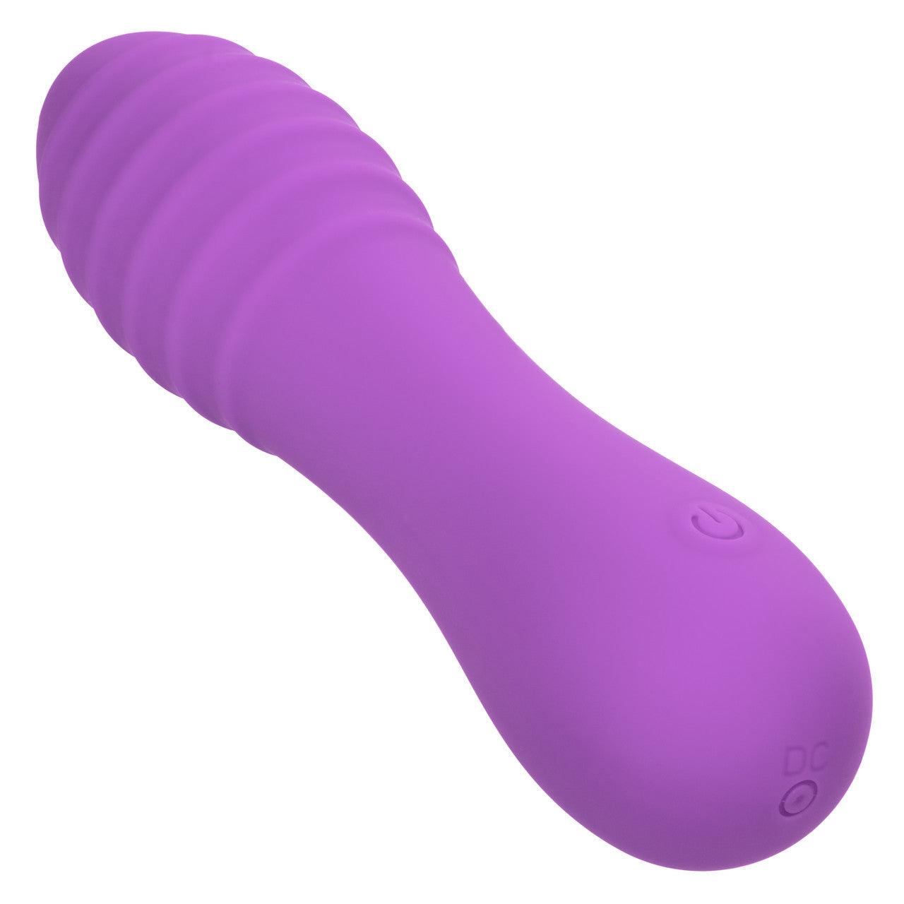 CalExotics Bliss Liquid Silicone Ripple Rechargeable Vibrator with Clitoral Stimulator - Buy At Luxury Toy X - Free 3-Day Shipping