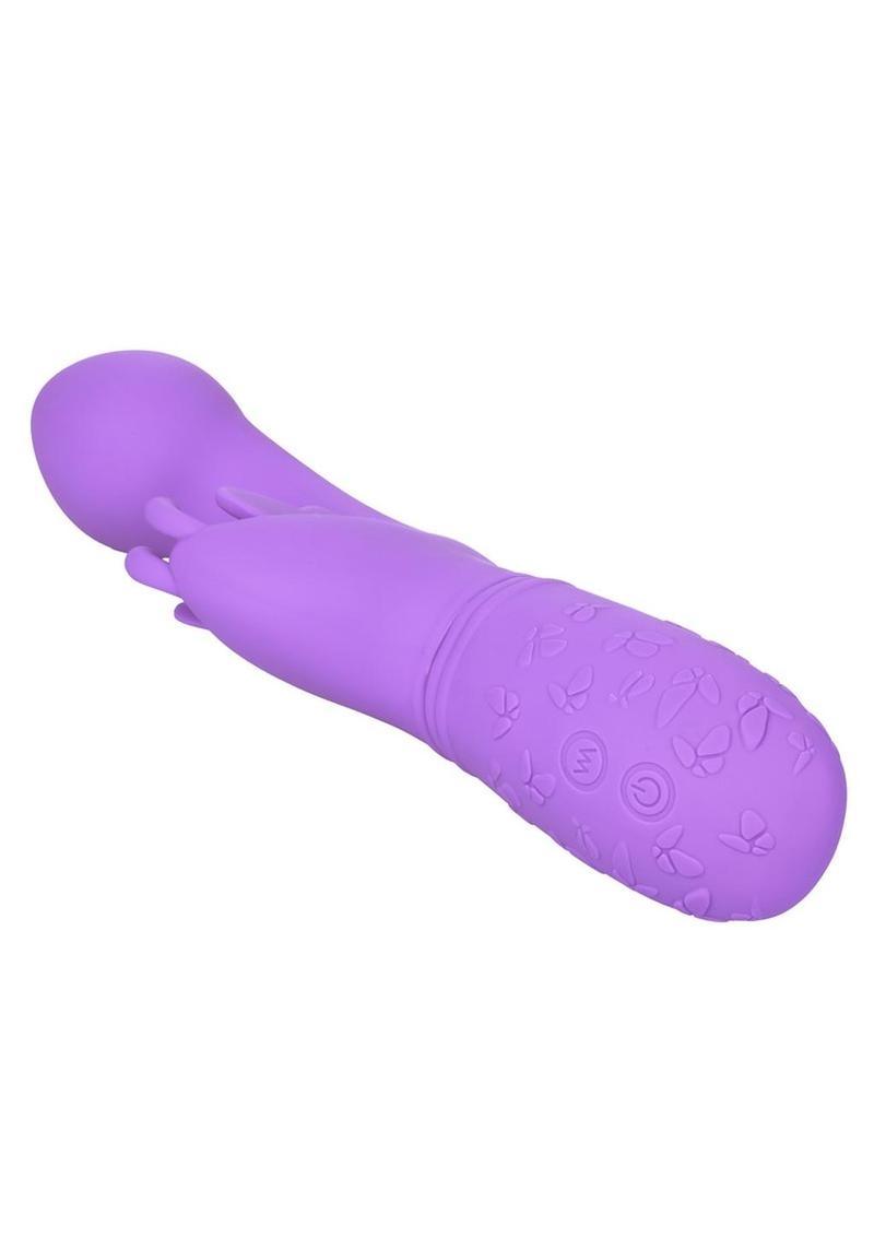 CalExotics Butterfly Kiss Rechargeable Silicone Dual Vibrator - Buy At Luxury Toy X - Free 3-Day Shipping