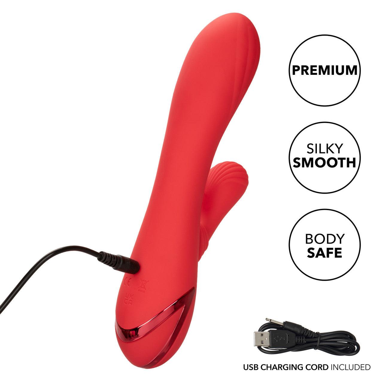 Calexotics California Dreaming Palisades Passion Rechargeable Silicone Rabbit Vibrator - Buy At Luxury Toy X - Free 3-Day Shipping