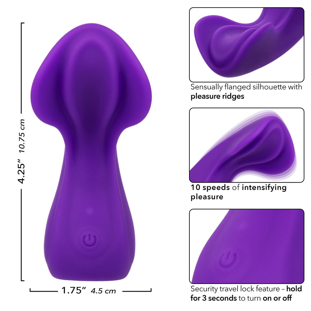 CalExotics Cascade Wave Rechargeable Silicone Vibrator - Buy At Luxury Toy X - Free 3-Day Shipping
