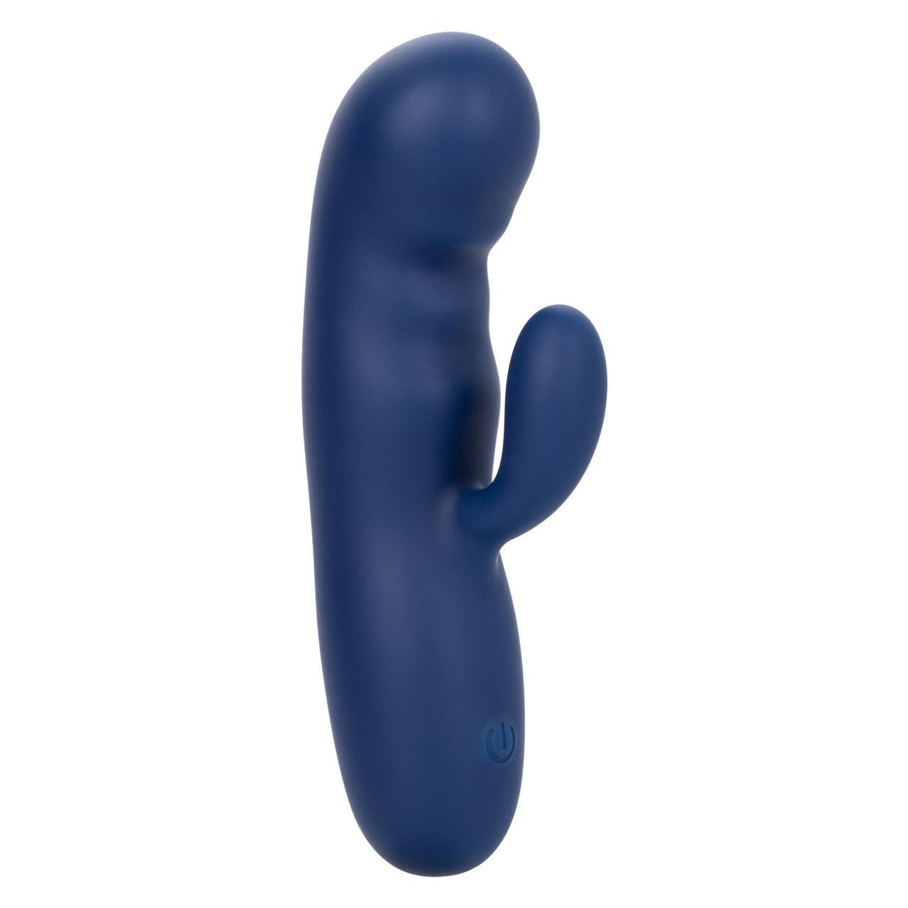 CalExotics Cashmere Silk Duo Rechargeable Silicone Rabbit Vibrator - Buy At Luxury Toy X - Free 3-Day Shipping