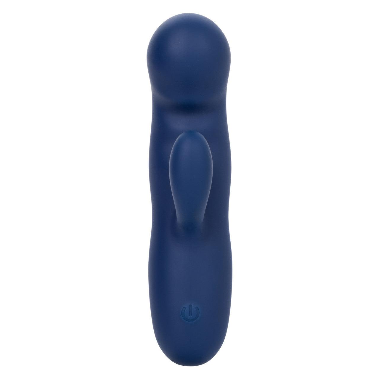 CalExotics Cashmere Silk Duo Rechargeable Silicone Rabbit Vibrator - Buy At Luxury Toy X - Free 3-Day Shipping