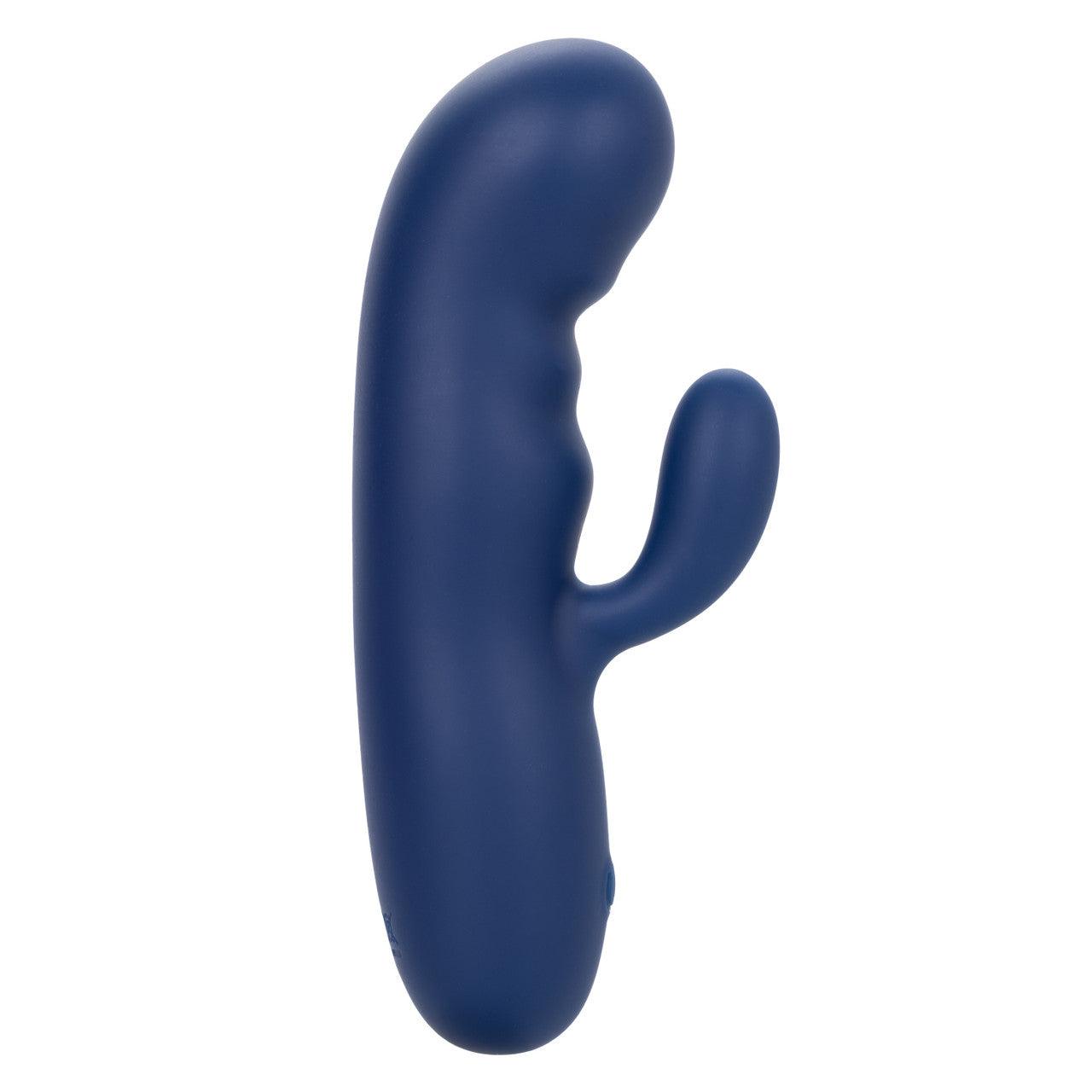 CalExotics Cashmere Silk Duo Rechargeable Silicone Rabbit Vibrator - Buy At Luxury Toy X - Free 3-Day Shipping