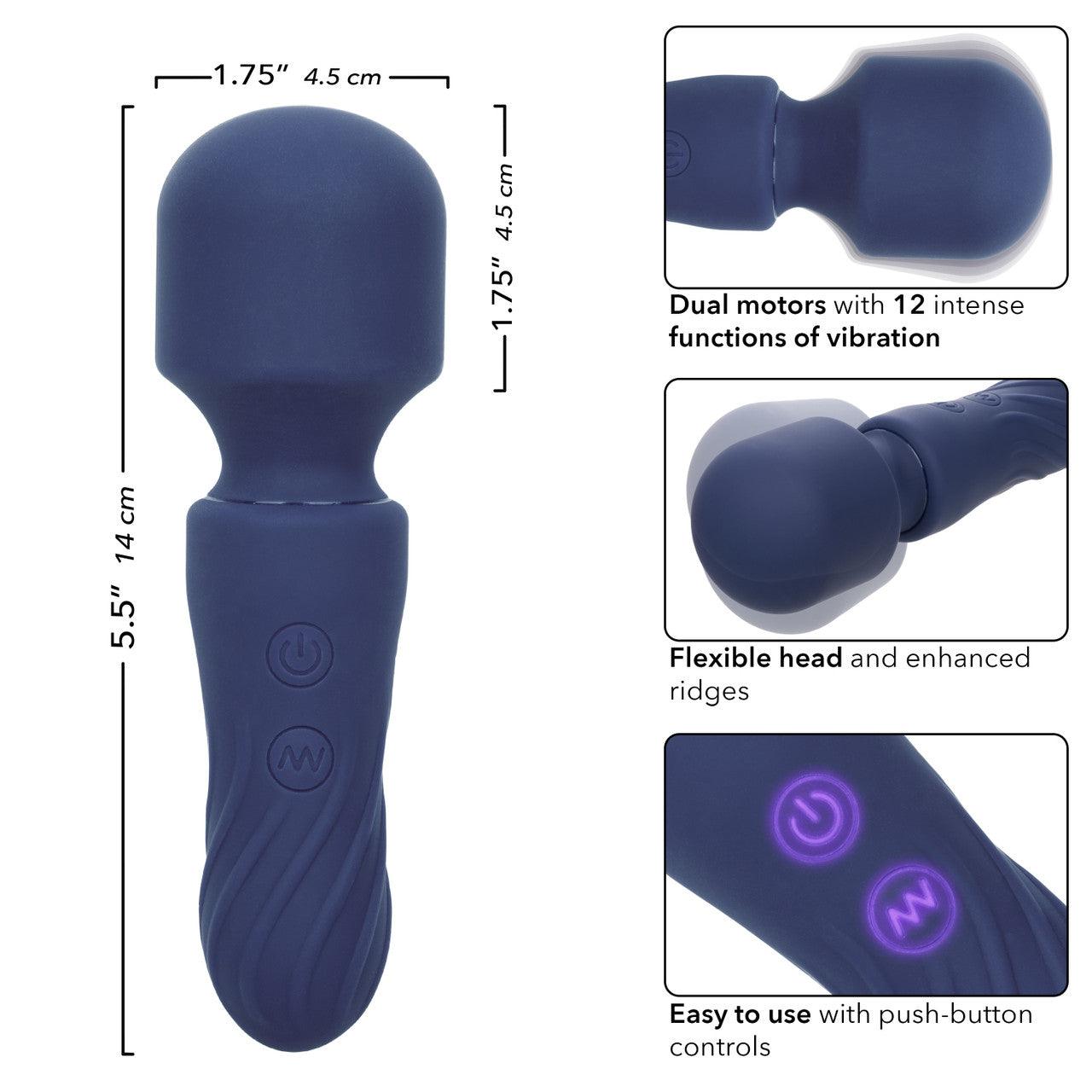 CalExotics Charisma Charm Rechargeable Silicone Massager Wand - Buy At Luxury Toy X - Free 3-Day Shipping