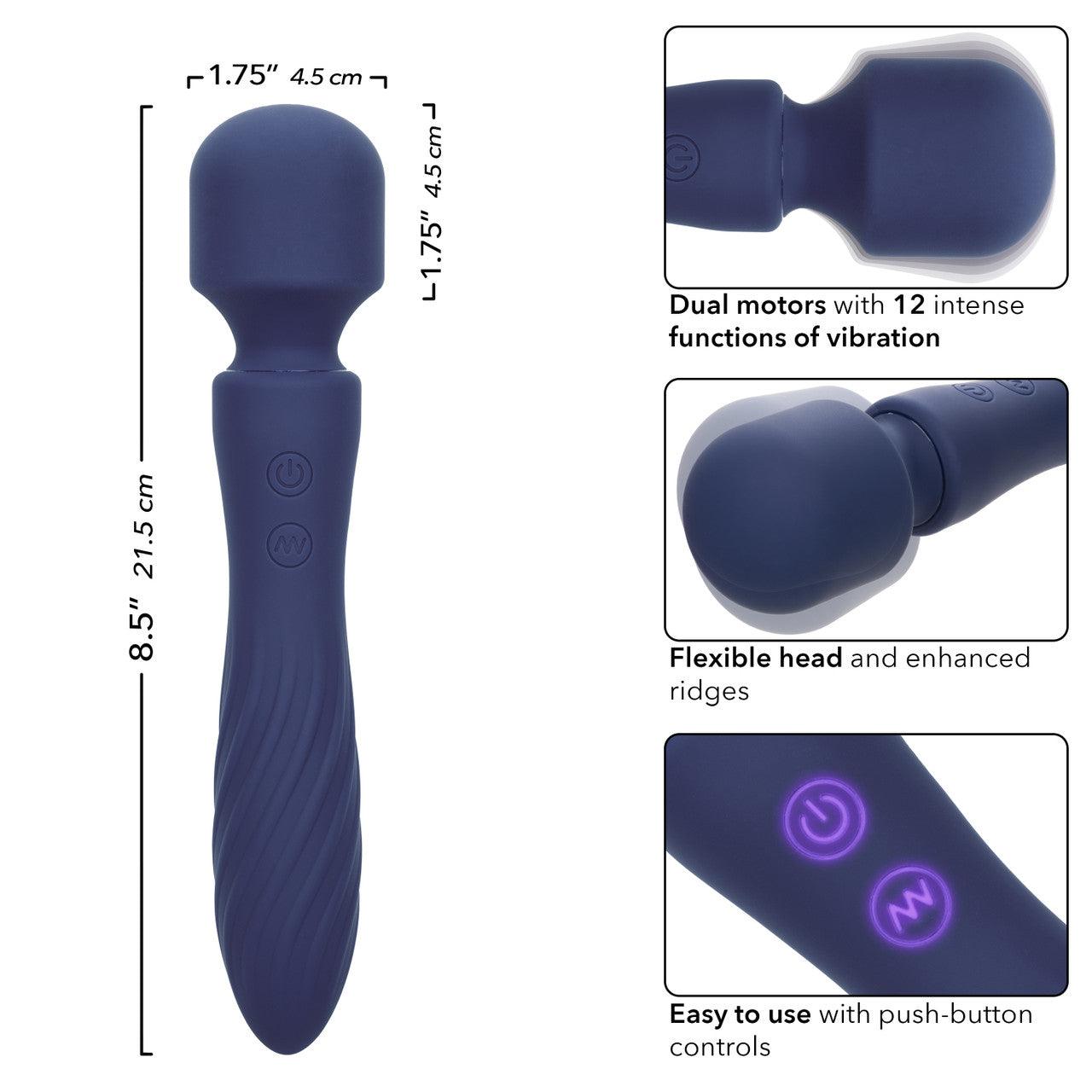 CalExotics Charisma Mystique Rechargeable Silicone Massager Wand - Buy At Luxury Toy X - Free 3-Day Shipping