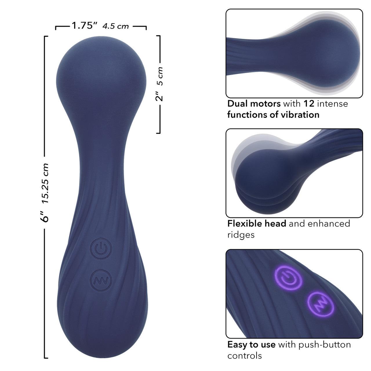 CalExotics Charisma Temptation Rechargeable Silicone Massager Wand - Buy At Luxury Toy X - Free 3-Day Shipping