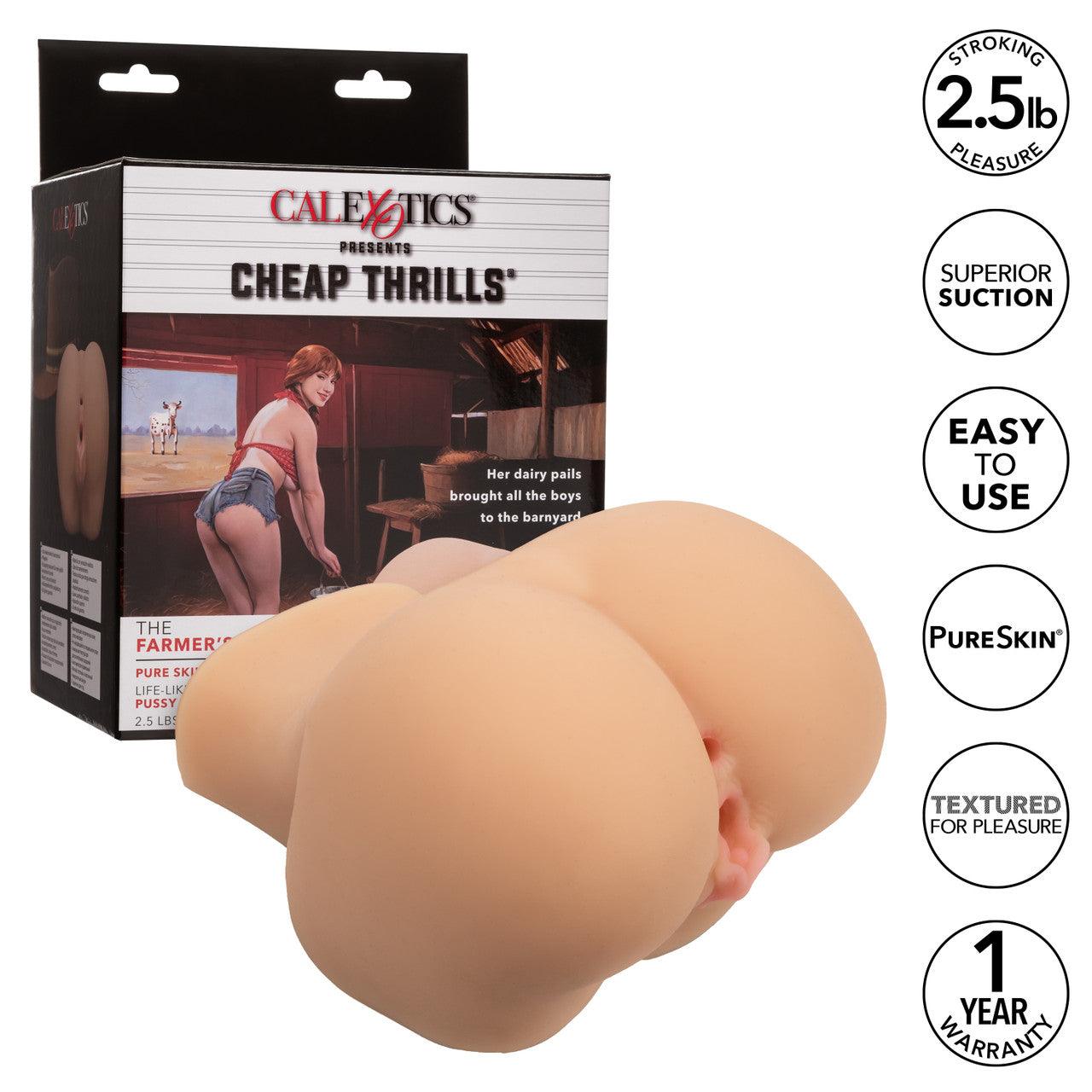 CalExotics Cheap Thrills The Farmer's Daughter Stroker - Buy At Luxury Toy X - Free 3-Day Shipping
