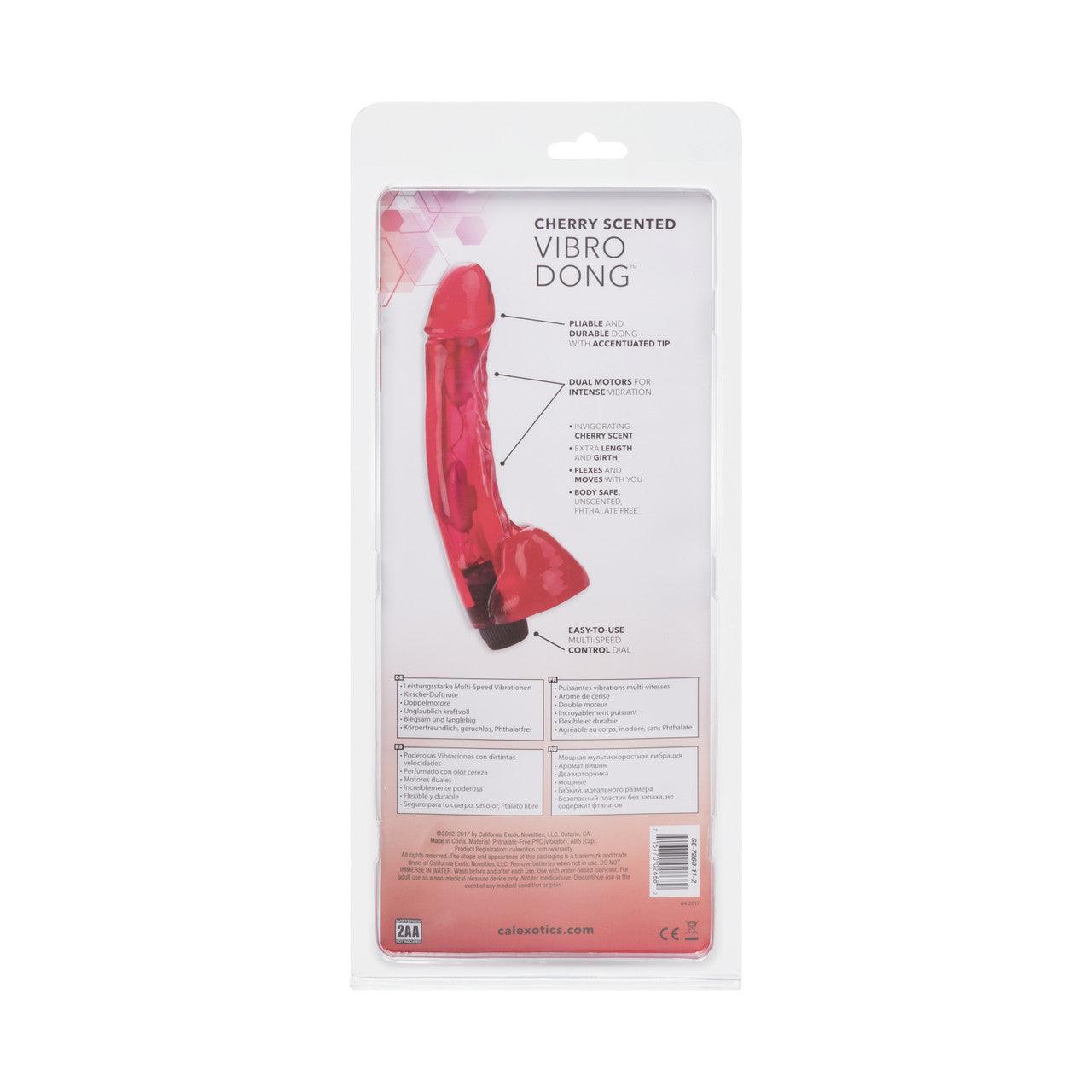 CalExotics Cherry Scented Multi-Speed Vibro Dong - Buy At Luxury Toy X - Free 3-Day Shipping