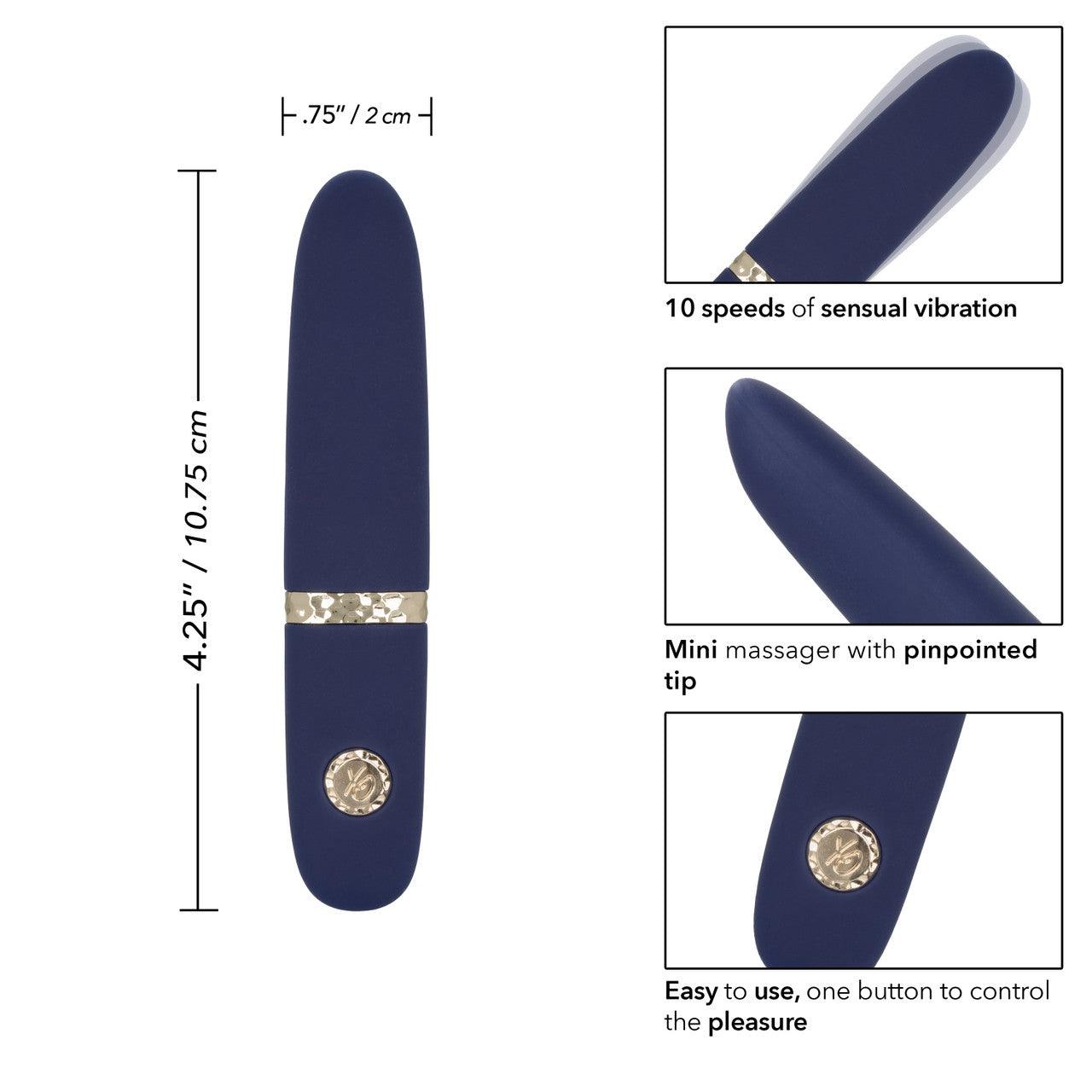 CalExotics Chic Daisey Silicone Rechargeable Stimulator - Buy At Luxury Toy X - Free 3-Day Shipping