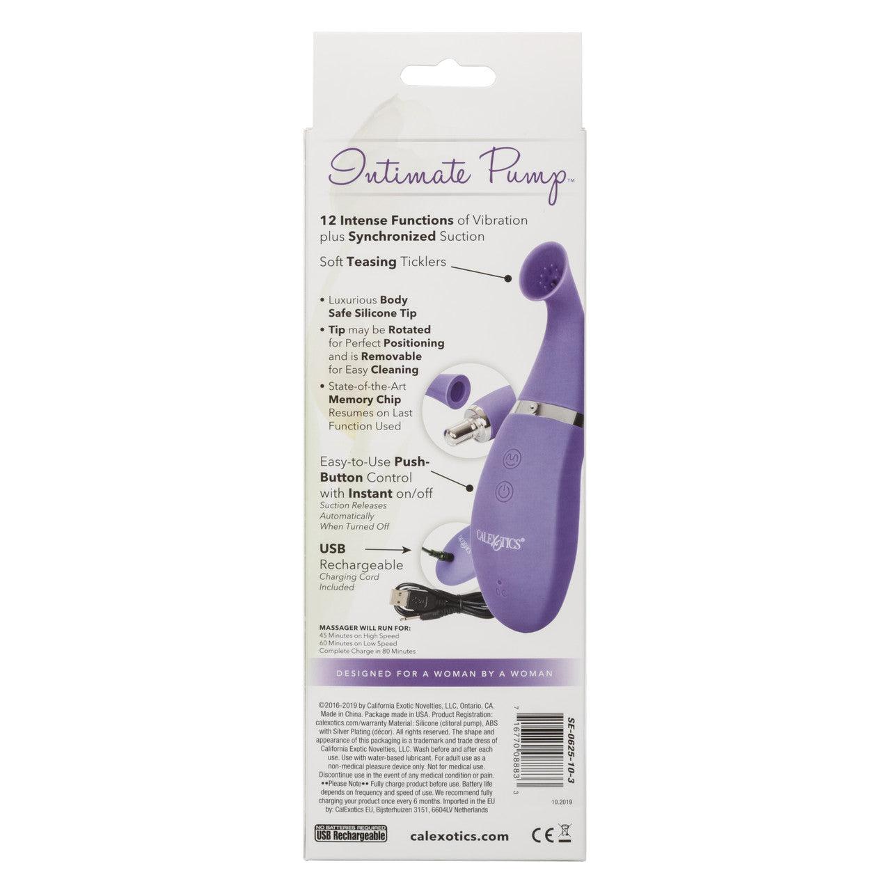 CalExotics Clitoral Pump Silicone Rechargeable Waterproof - Buy At Luxury Toy X - Free 3-Day Shipping