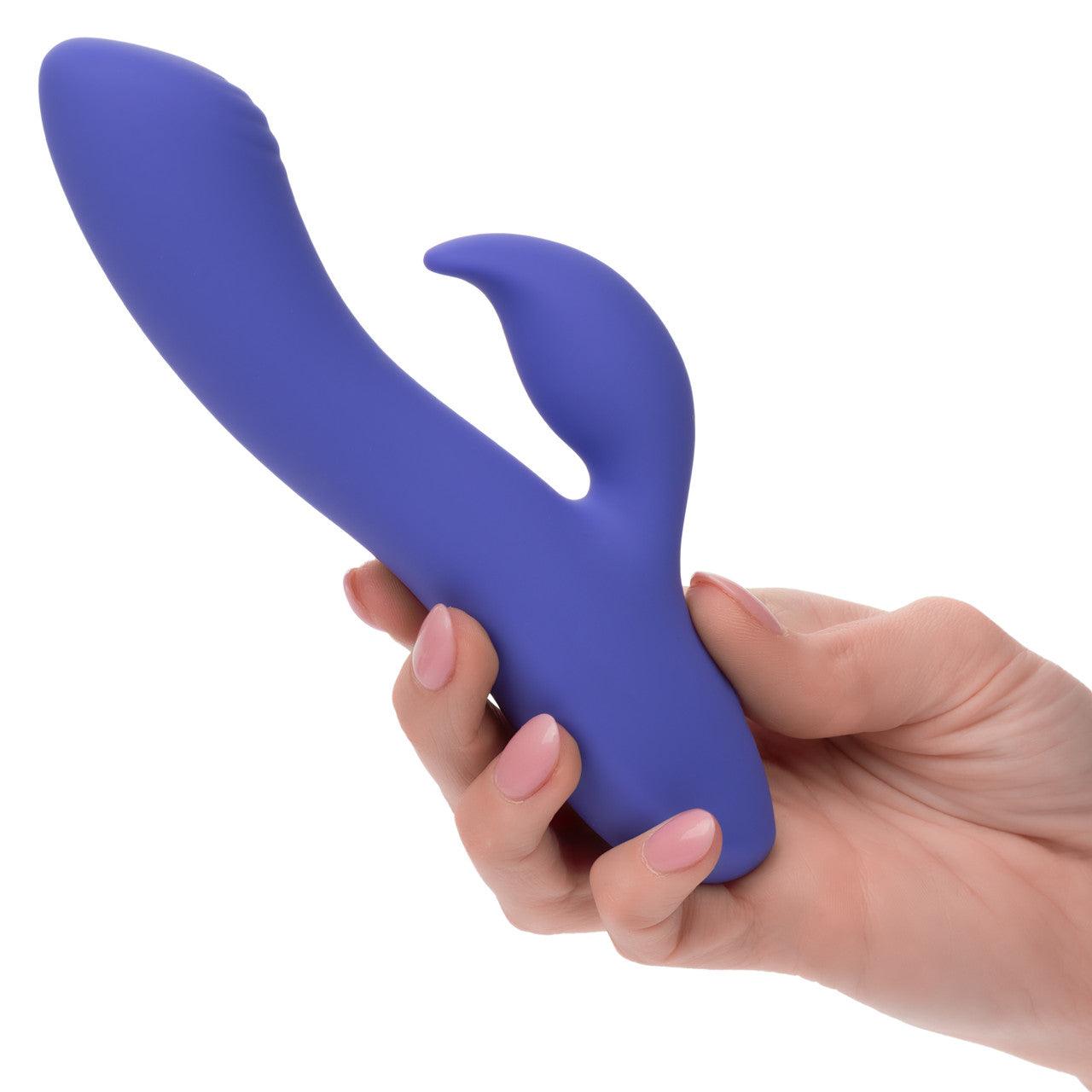 CalExotics Connect Dual Stimulator Rechargeable Silicone App Compatible Dual Vibrator with Remote - Buy At Luxury Toy X - Free 3-Day Shipping