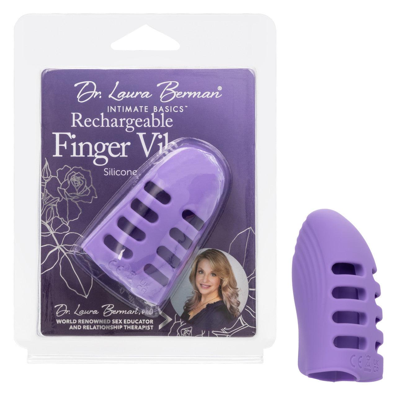 CalExotics Dr. Laura Berman Rechargeable Silicone Finger Vibrator - Buy At Luxury Toy X - Free 3-Day Shipping