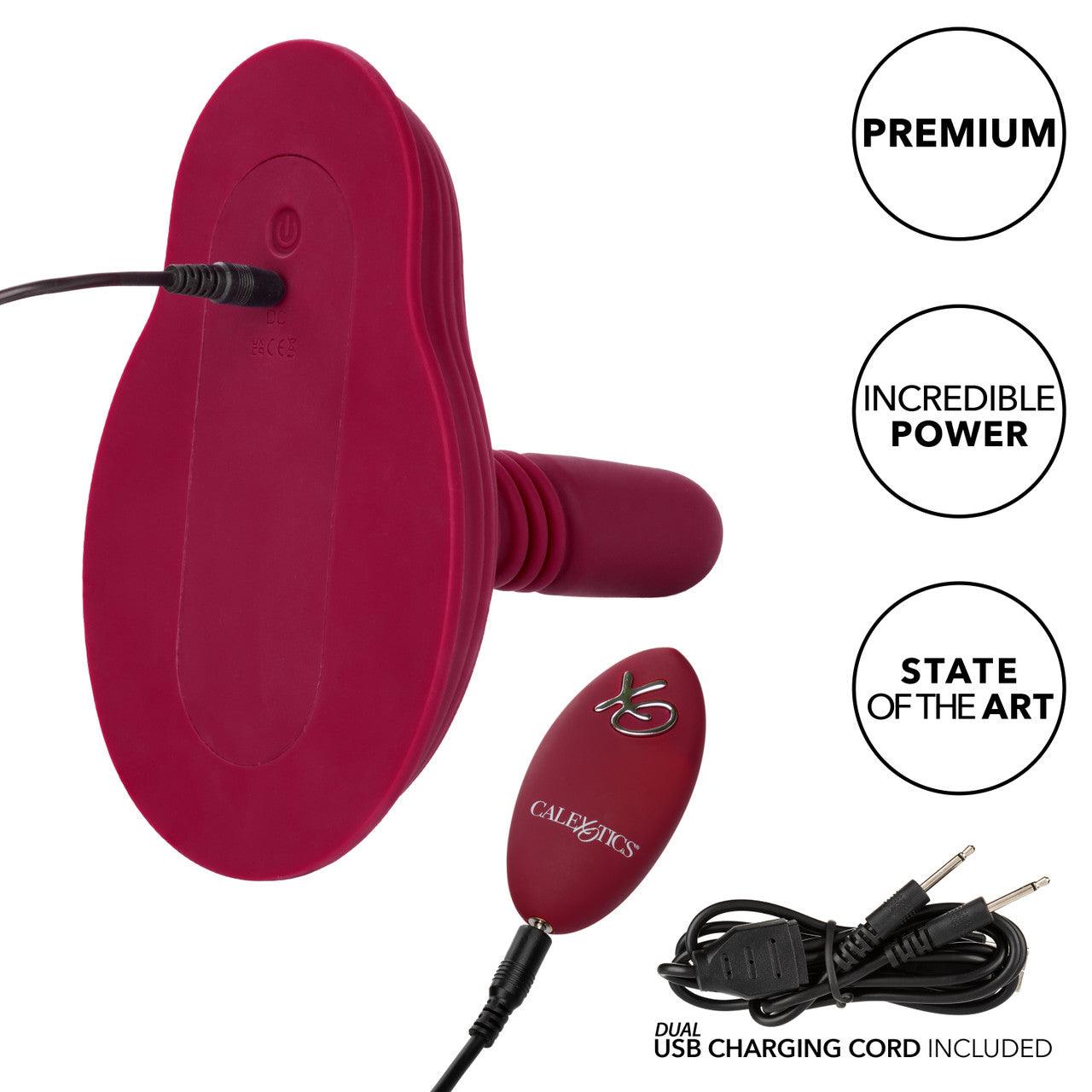 CalExotics Dual Rider Rechargeable Silicone Remote Control Thrust & Grind Massager - Buy At Luxury Toy X - Free 3-Day Shipping