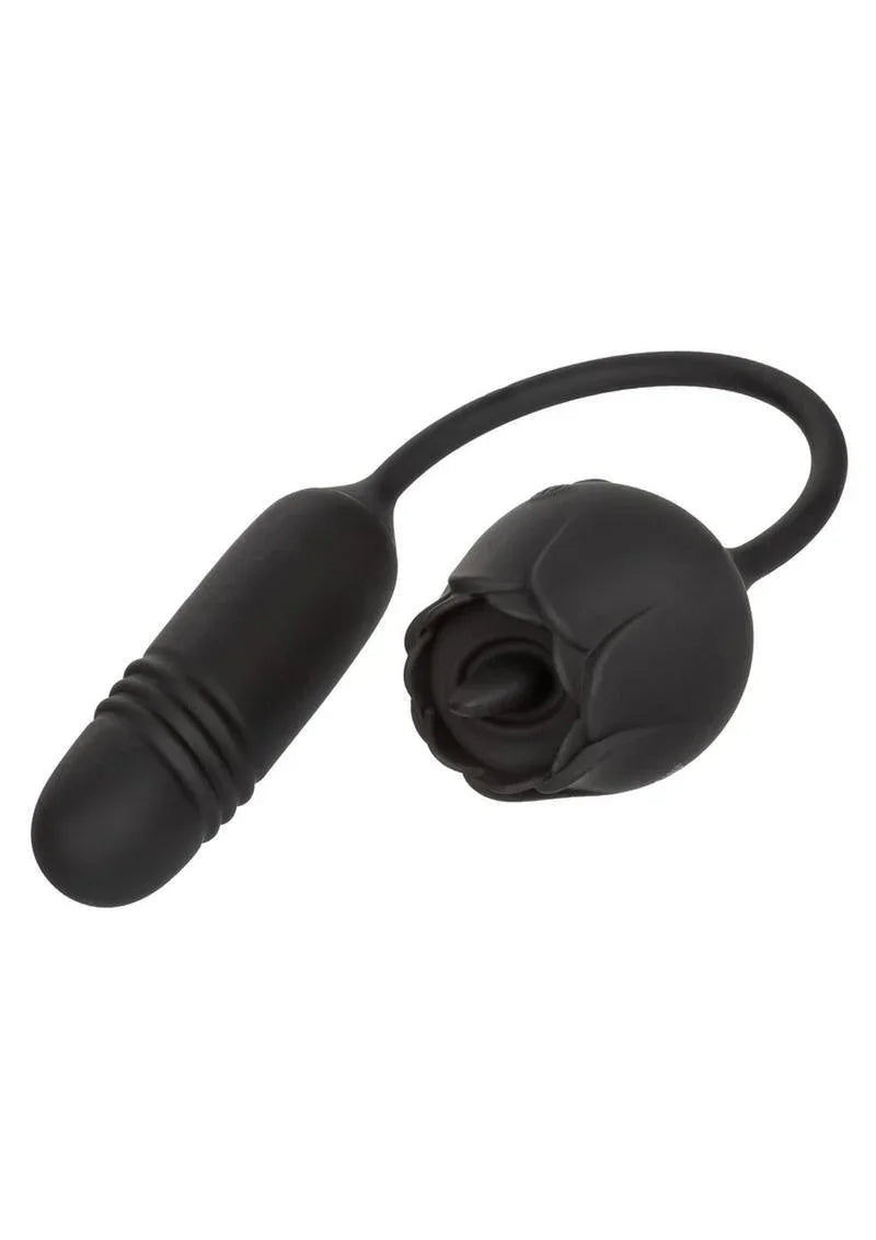 CalExotics French Kiss Elite Romeo Rechargeable Silicone Vibrator with Clitoral Stimulator - Buy At Luxury Toy X - Free 3-Day Shipping