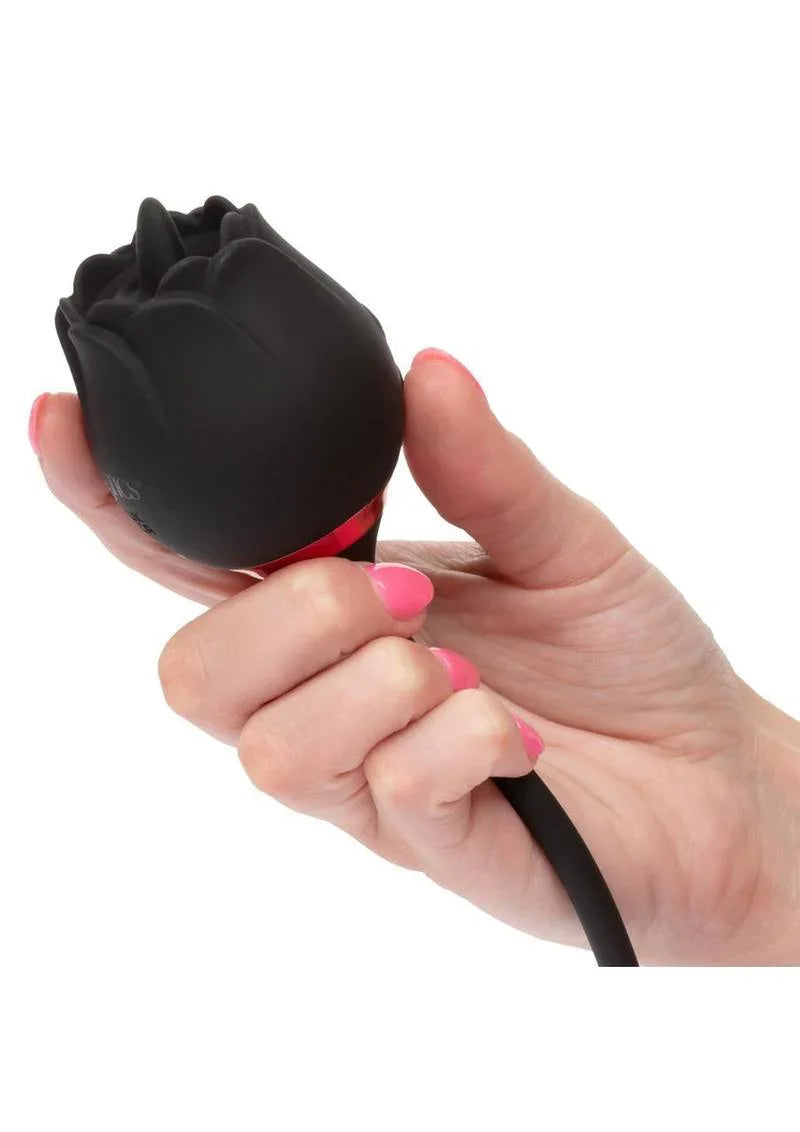 CalExotics French Kiss Elite Siren Rechargeable Silicone Vibrator with Clitoral Stimulator - Buy At Luxury Toy X - Free 3-Day Shipping