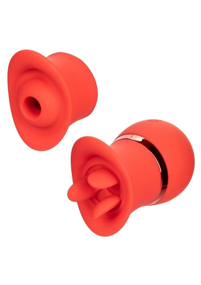 CalExotics French Kiss Suck & Play Rechargeable Silicone Interchangeable Set - Buy At Luxury Toy X - Free 3-Day Shipping