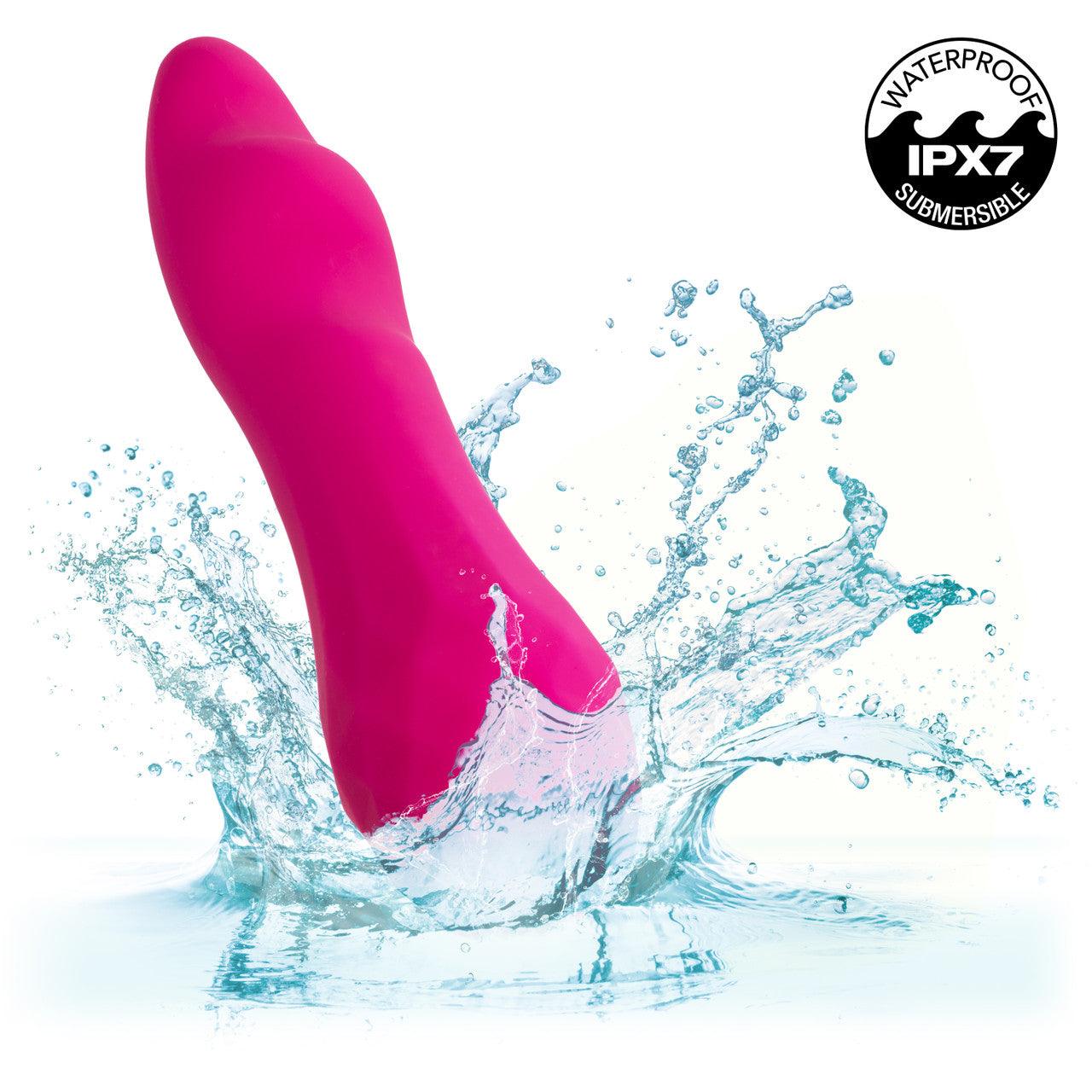 CalExotics Gia Curved Pleaser Silicone Rechargeable Vibrator - Buy At Luxury Toy X - Free 3-Day Shipping