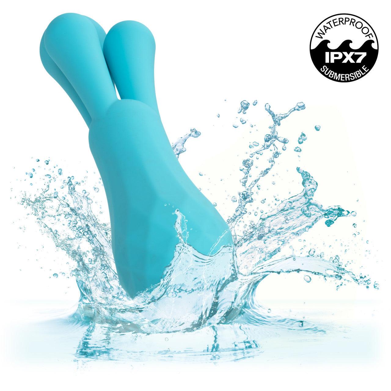 CalExotics Gia Triple Teaser Silicone Rechargeable Vibrator - Buy At Luxury Toy X - Free 3-Day Shipping