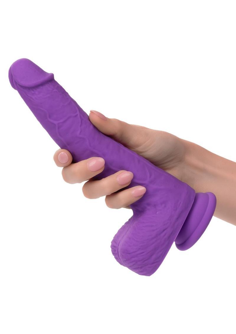 CalExotics Gyrating & Thrusting Silicone Rechargeable Studs Dildo 7in - Buy At Luxury Toy X - Free 3-Day Shipping