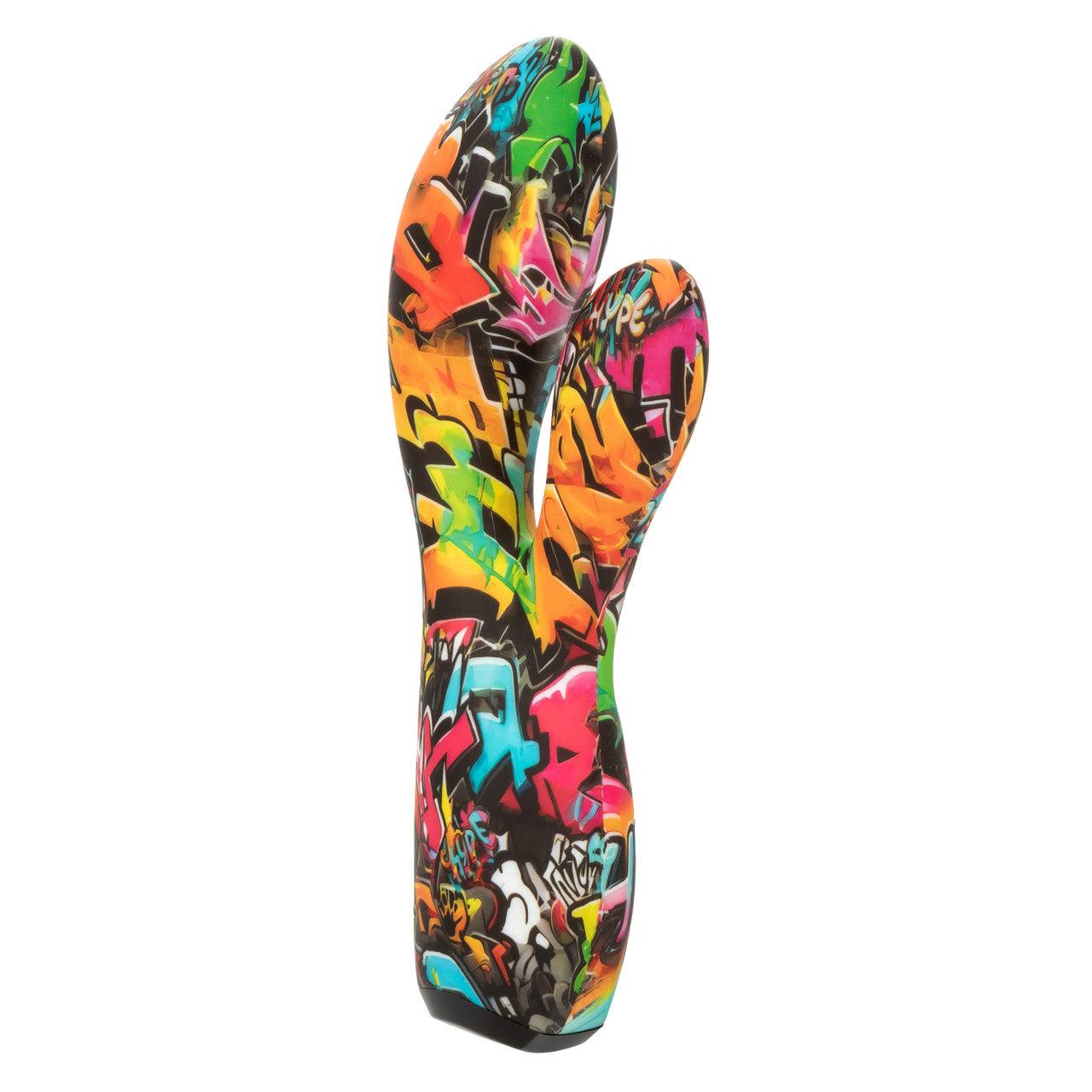 CalExotics Hype Dual Stim Rechargeable Silicone Rabbit Vibrator - Buy At Luxury Toy X - Free 3-Day Shipping