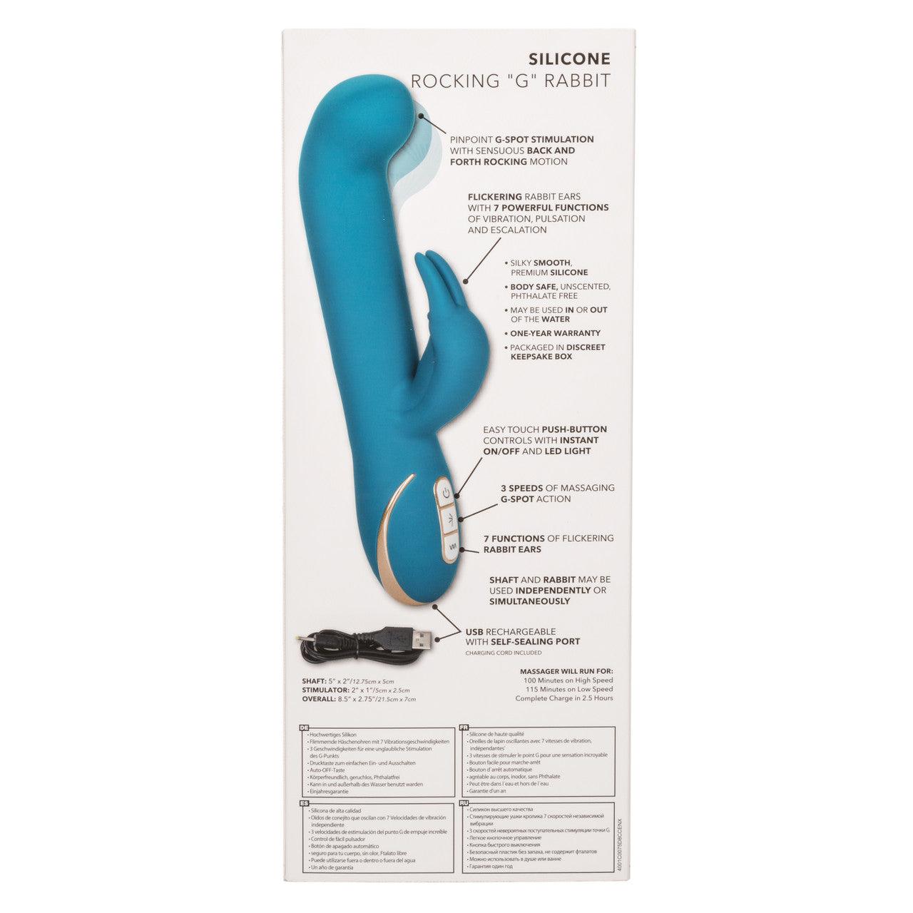 Calexotics Jack Rabbit® Signature Silicone Rocking "G” Rabbit - Buy At Luxury Toy X - Free 3-Day Shipping