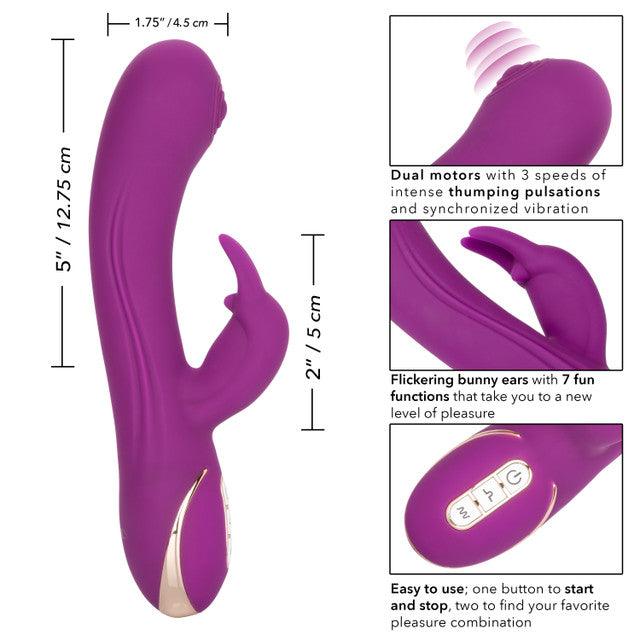 Calexotics Jack Rabbit® Signature Silicone Thumping Rabbit - Buy At Luxury Toy X - Free 3-Day Shipping