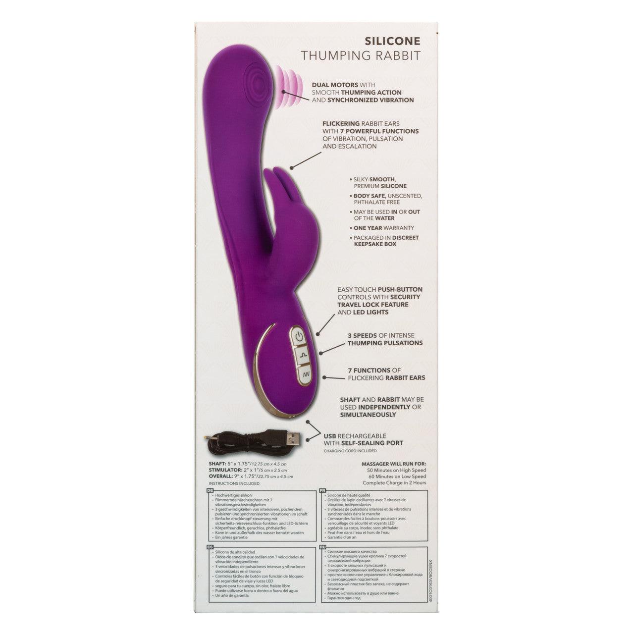 Calexotics Jack Rabbit® Signature Silicone Thumping Rabbit - Buy At Luxury Toy X - Free 3-Day Shipping