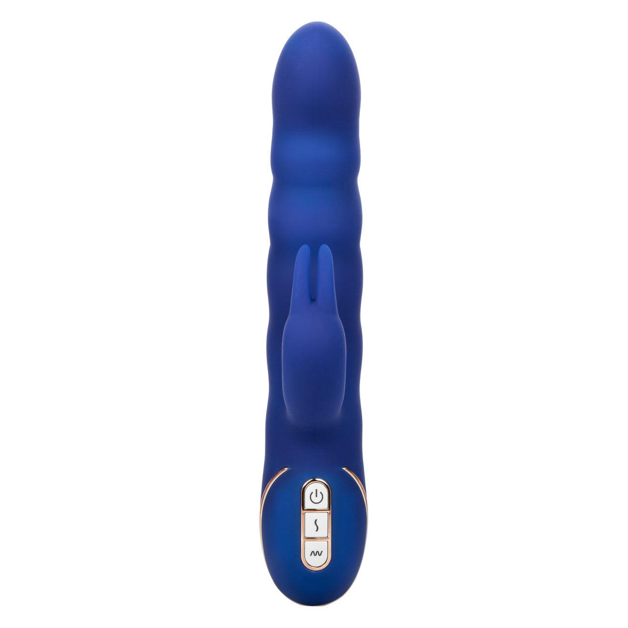 CalExotics Jack Rabbit Signature Rechargeable Silicone Wave Motion Rabbit Vibrator - Buy At Luxury Toy X - Free 3-Day Shipping