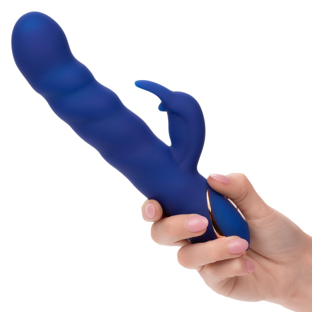 CalExotics Jack Rabbit Signature Rechargeable Silicone Wave Motion Rabbit Vibrator - Buy At Luxury Toy X - Free 3-Day Shipping