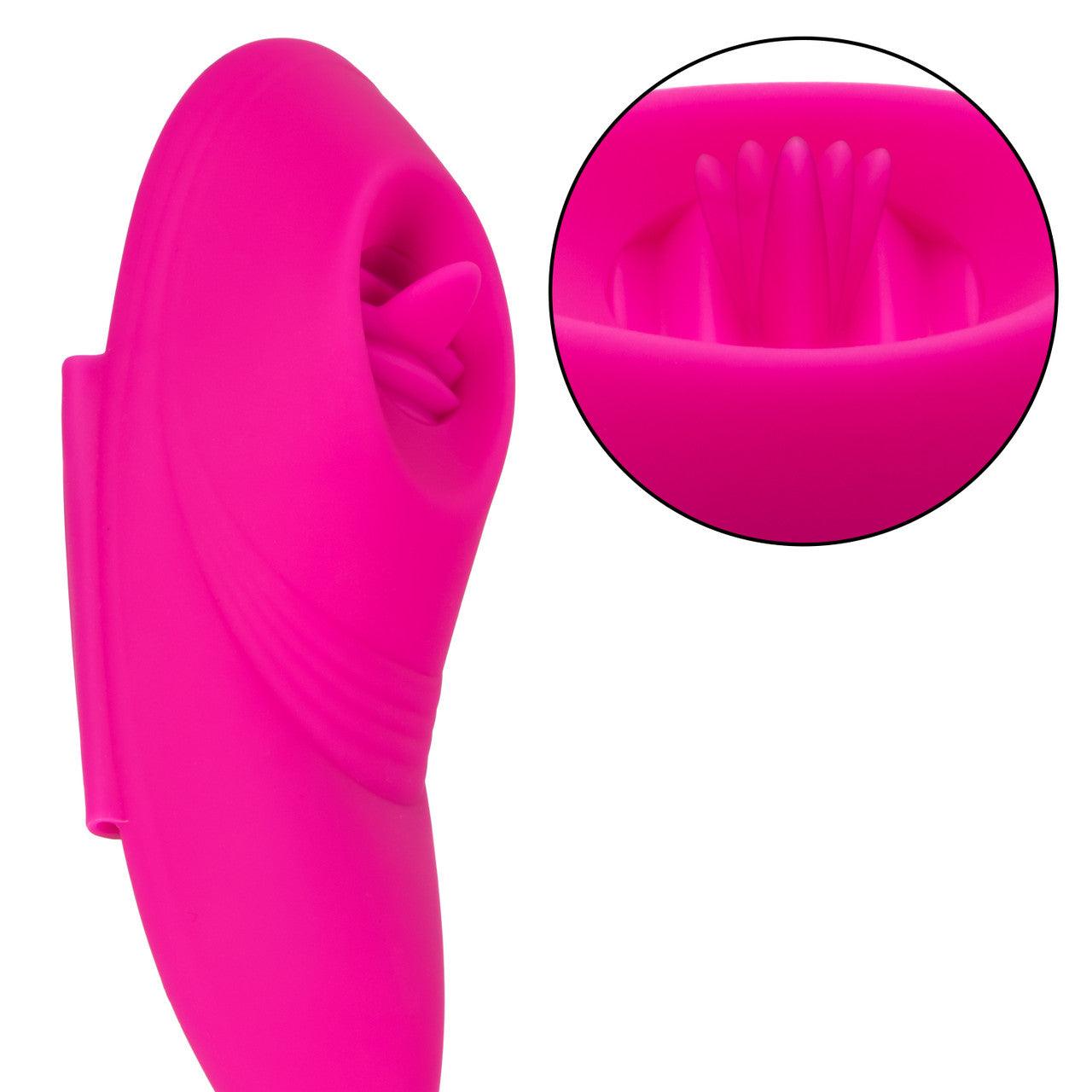 CalExotics Lock-N-Play Remote Flicker Rechargeable Silicone Panty Teaser Panty Vibe - Buy At Luxury Toy X - Free 3-Day Shipping