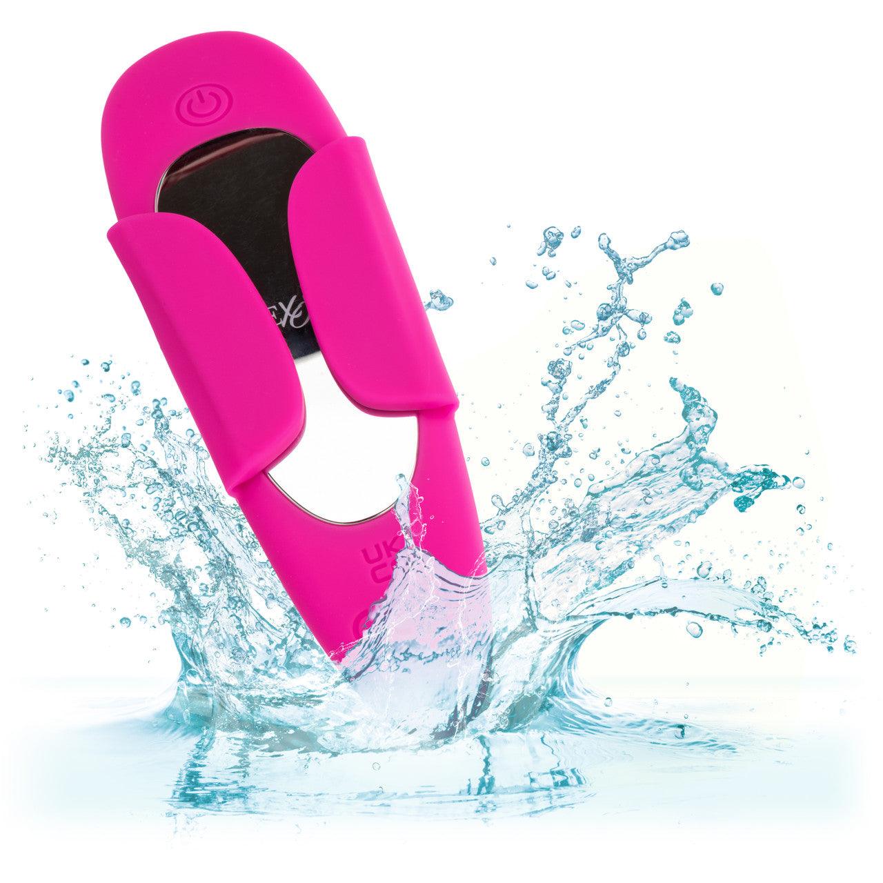 CalExotics Lock-N-Play Remote Flicker Rechargeable Silicone Panty Teaser Panty Vibe - Buy At Luxury Toy X - Free 3-Day Shipping