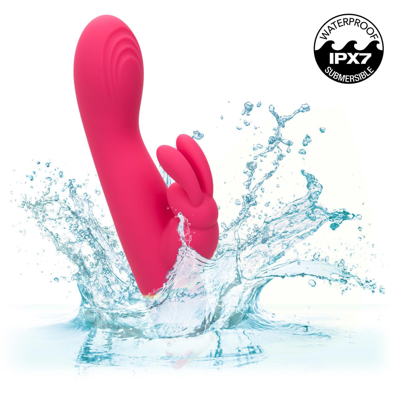 CalExotics Love Bunny Vibrating G Bunny Rechargeable Silicone Rabbit Vibrator - Buy At Luxury Toy X - Free 3-Day Shipping