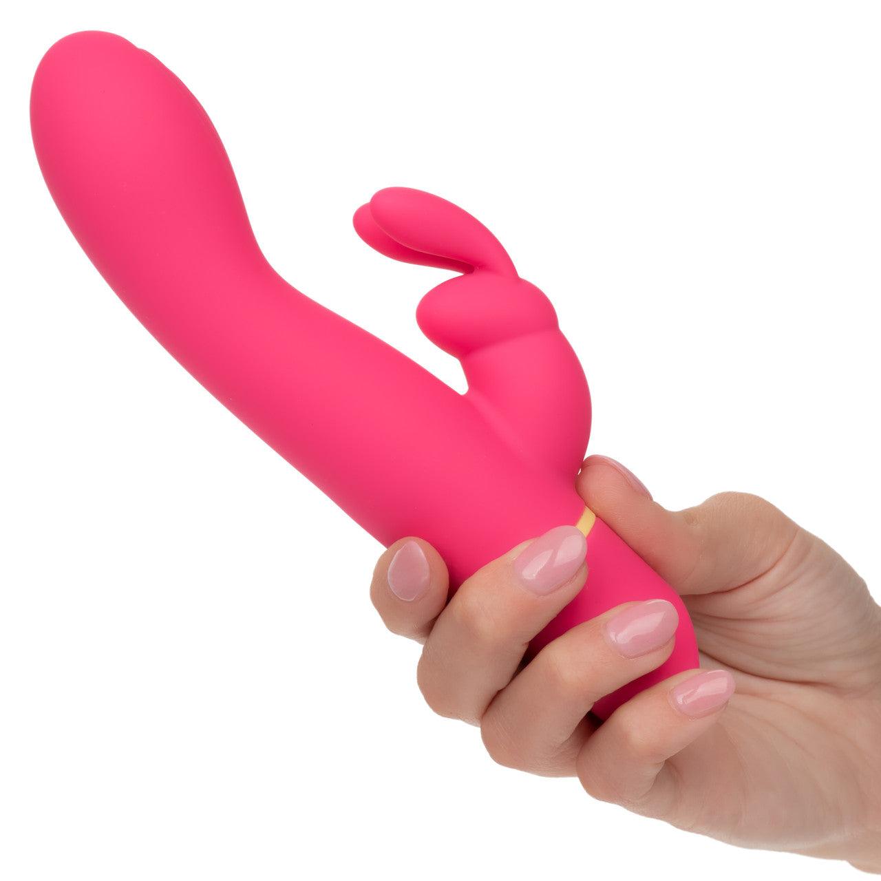 CalExotics Love Bunny Vibrating G Bunny Rechargeable Silicone Rabbit Vibrator - Buy At Luxury Toy X - Free 3-Day Shipping