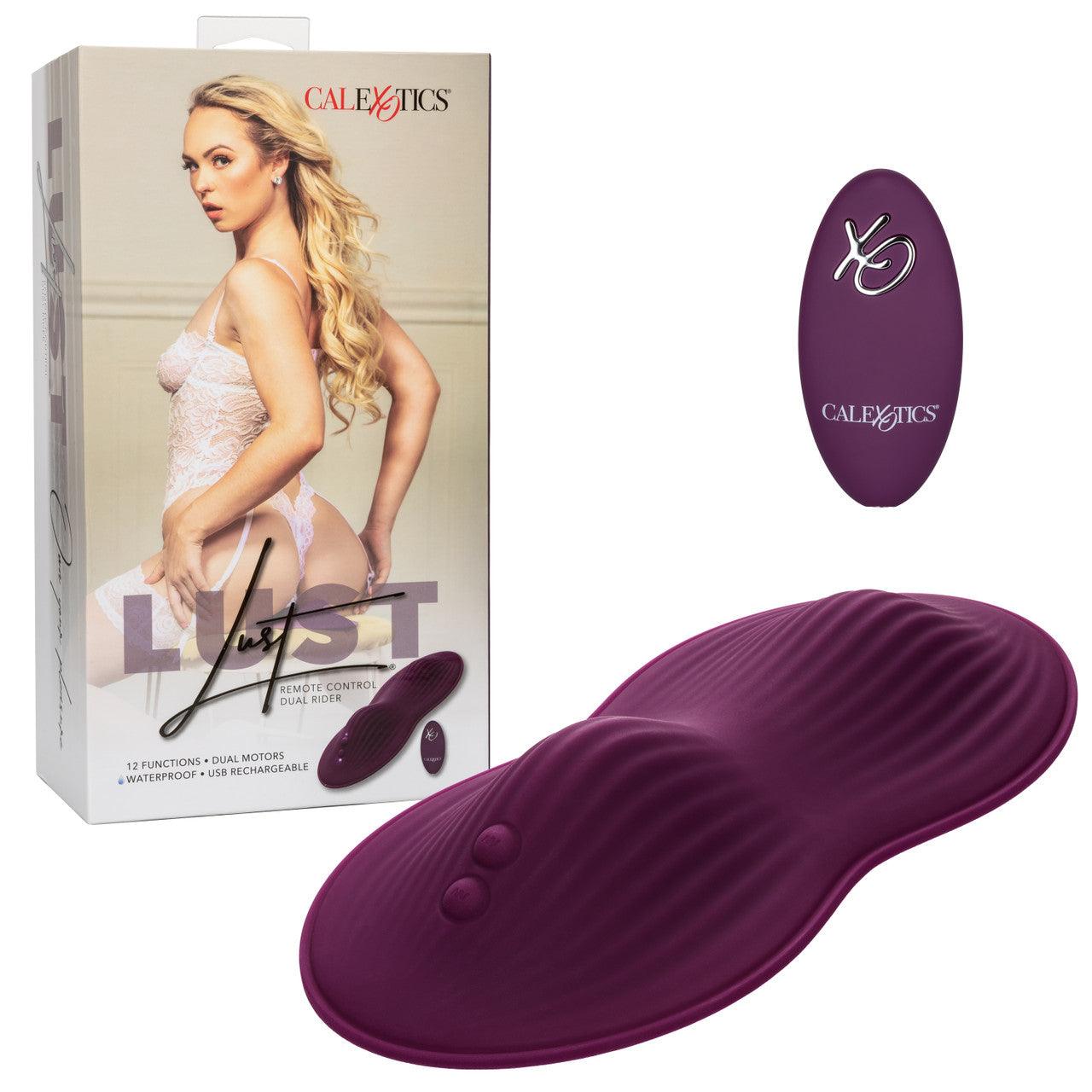 CalExotics Lust Remote Control Dual Rider Rechargeable Silicone Massager - Buy At Luxury Toy X - Free 3-Day Shipping