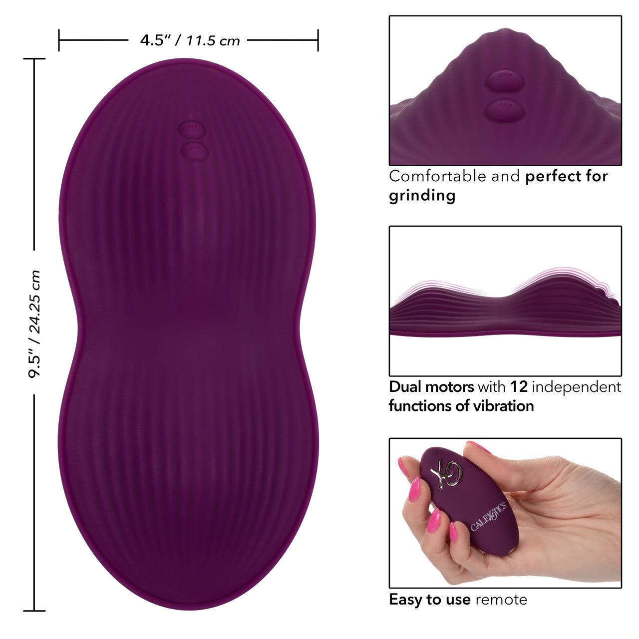 CalExotics Lust Remote Control Dual Rider Rechargeable Silicone Massager - Buy At Luxury Toy X - Free 3-Day Shipping