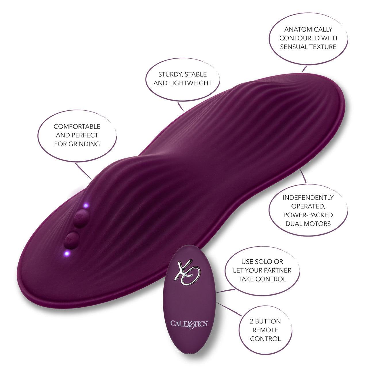 CalExotics Lust Remote Control Dual Rider Rechargeable Silicone Massager - Buy At Luxury Toy X - Free 3-Day Shipping