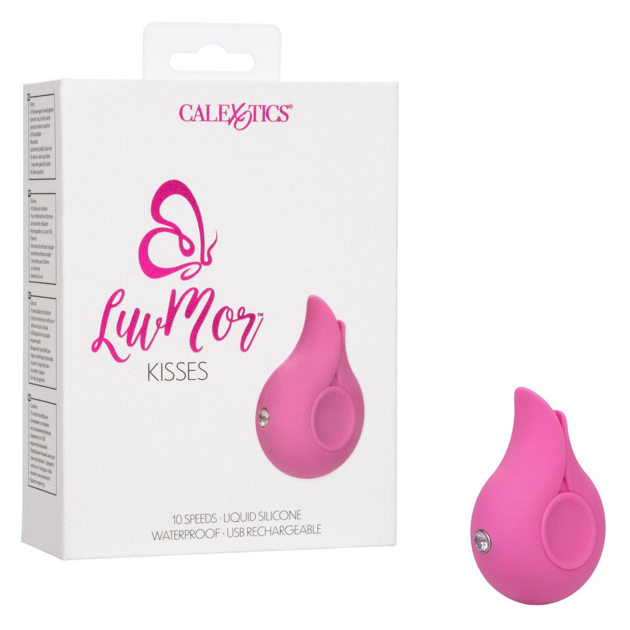 CalExotics LuvMor Kisses Rechargeable Silicone Vibrator - Buy At Luxury Toy X - Free 3-Day Shipping