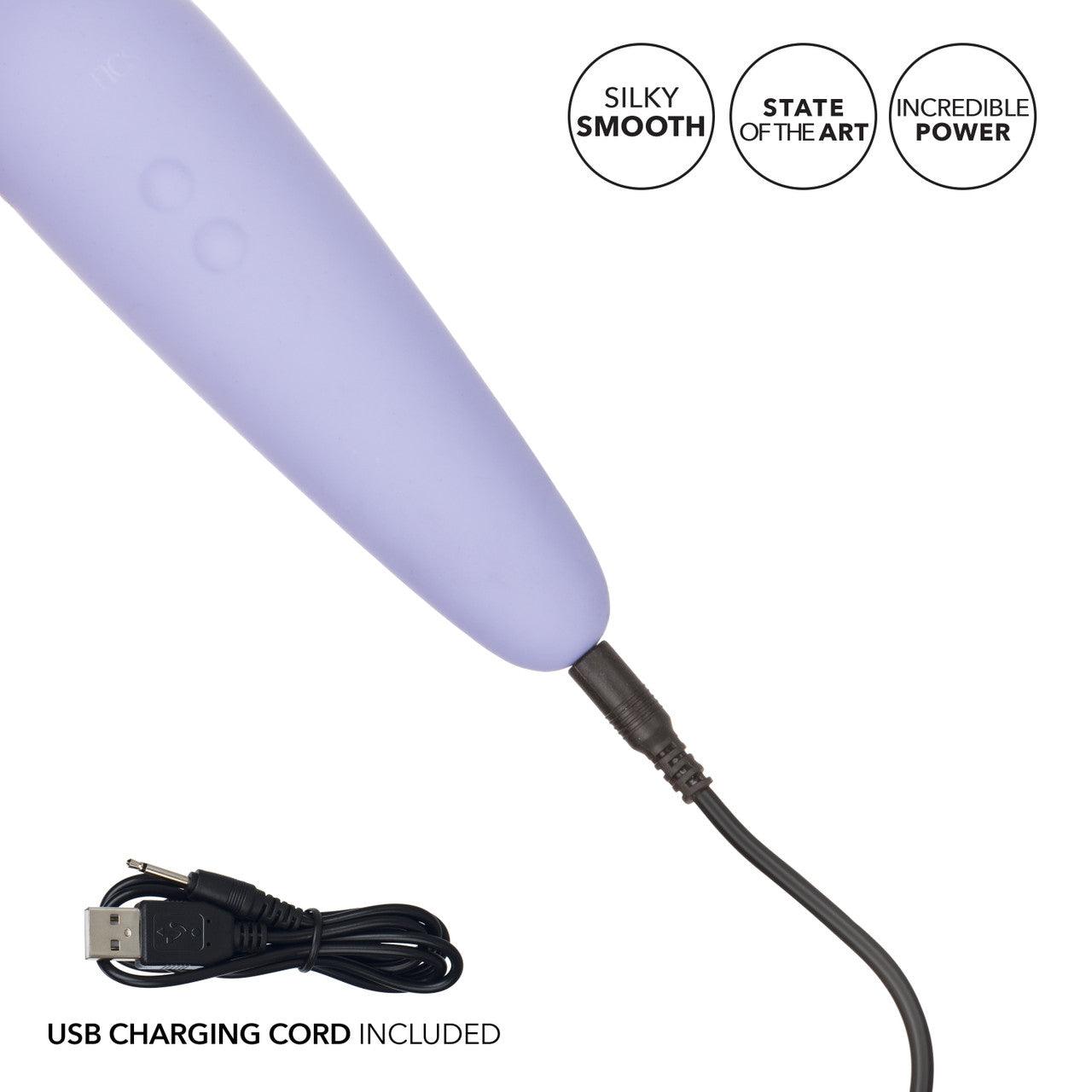 CalExotics Miracle Massager USB Rechargeable Silicone Wand Waterproof 8.5in - Buy At Luxury Toy X - Free 3-Day Shipping
