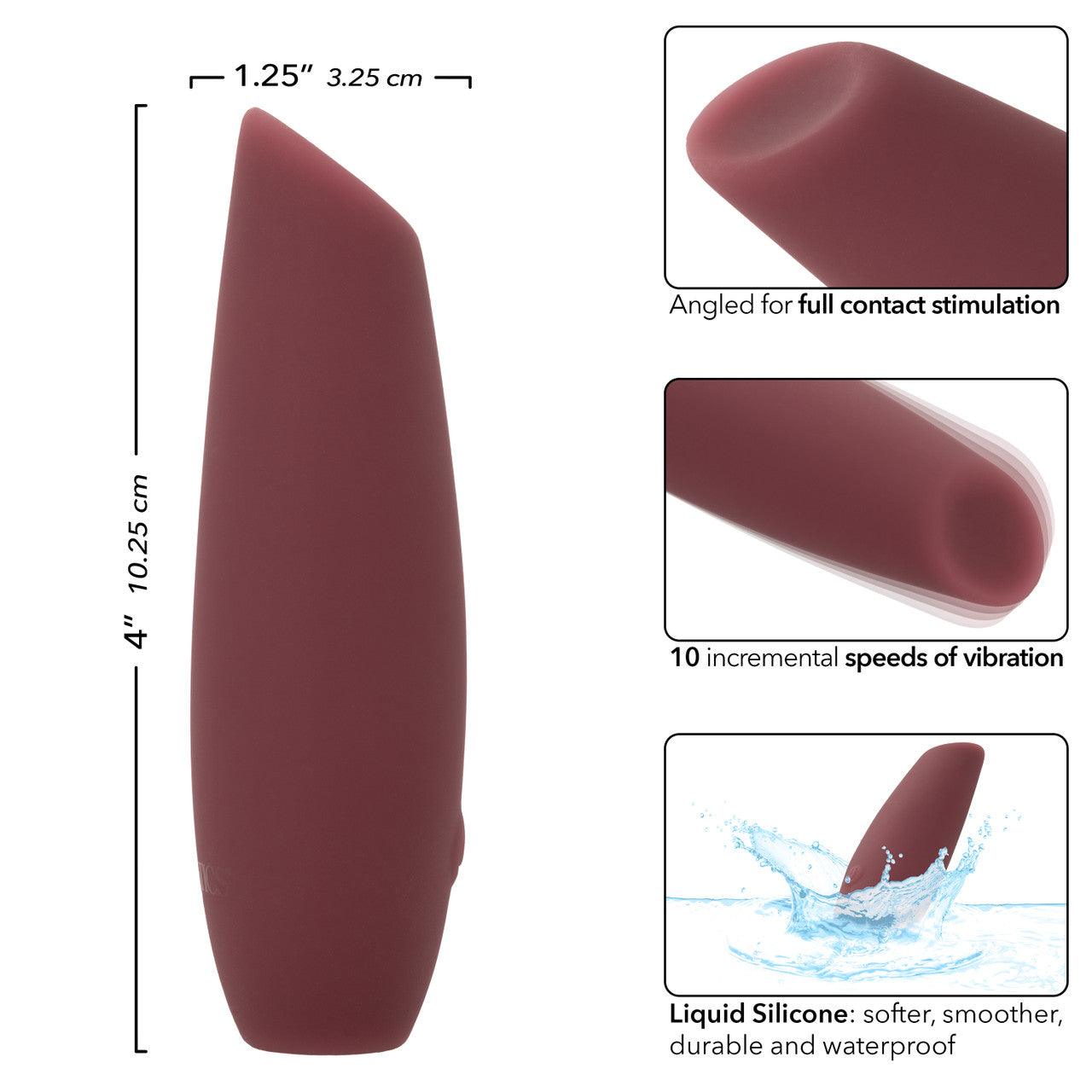 CalExotics Mod Tilt Rechargeable Silicone Bullet - Buy At Luxury Toy X - Free 3-Day Shipping